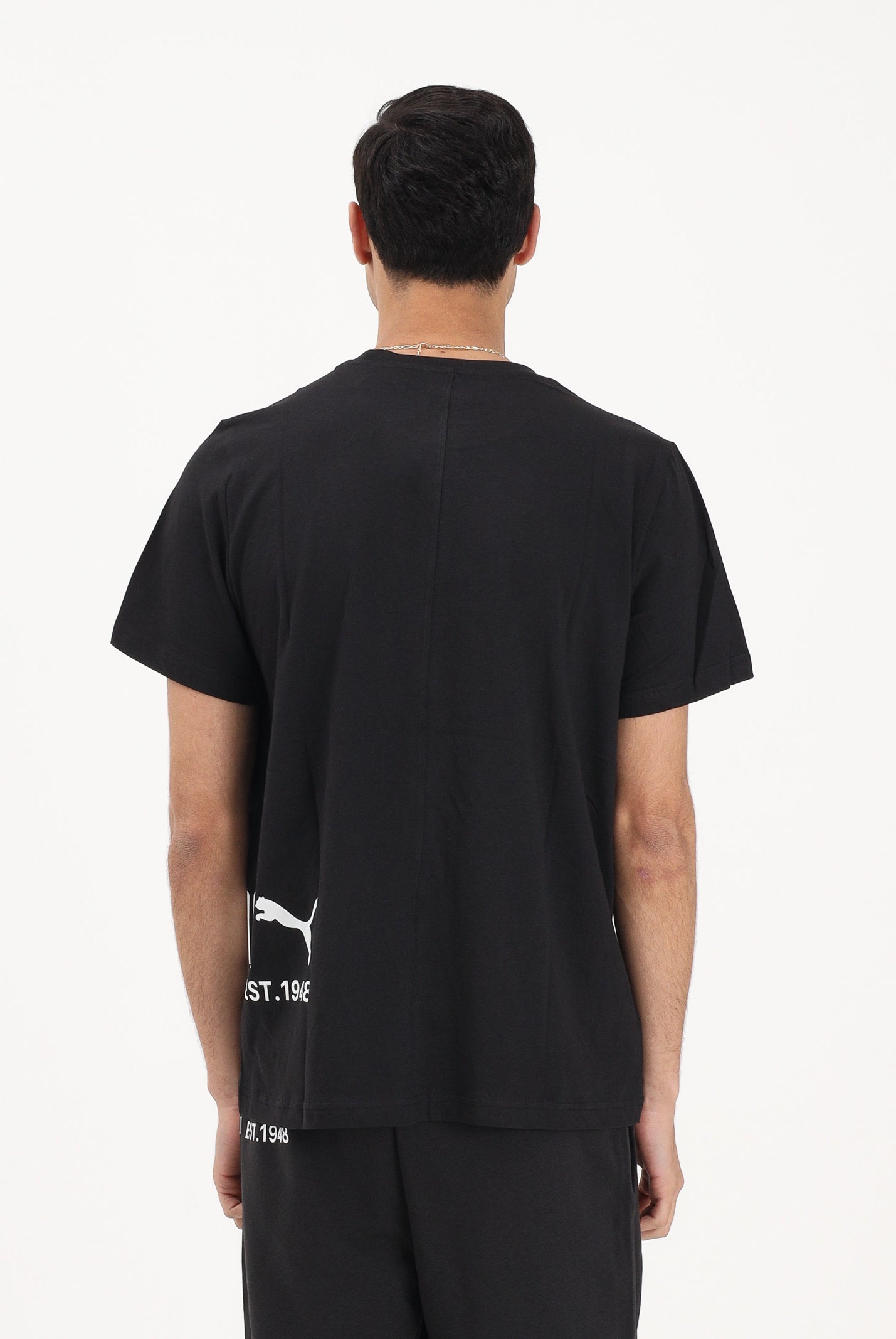 PUMA T-shirt a manica corta PUMA Sport Graphic Relaxed nera da uomo 694673 01 PUMA