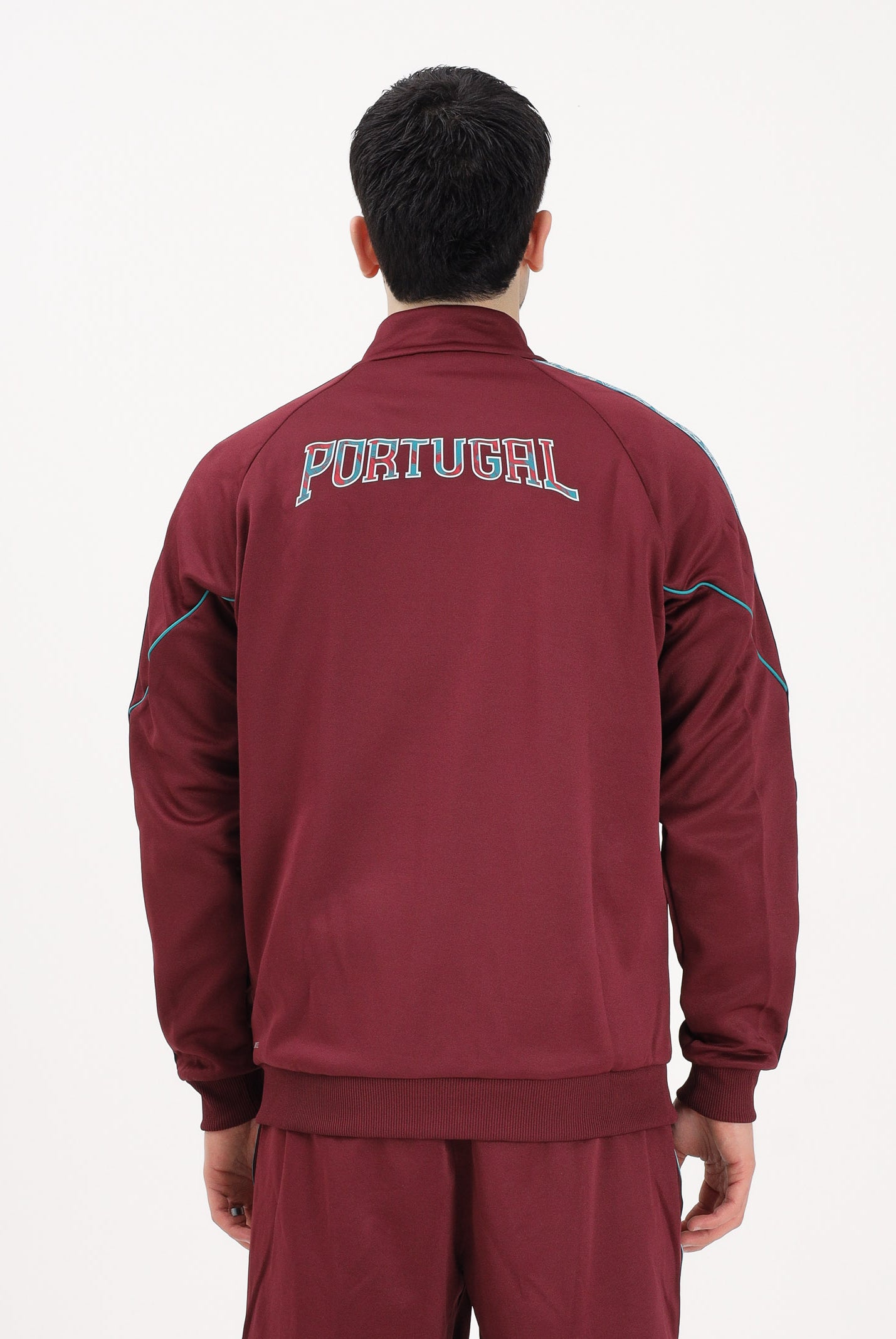 PUMA Felpa con zip Portogallo KING Anthem bordeaux da uomo 784833 24 PUMA