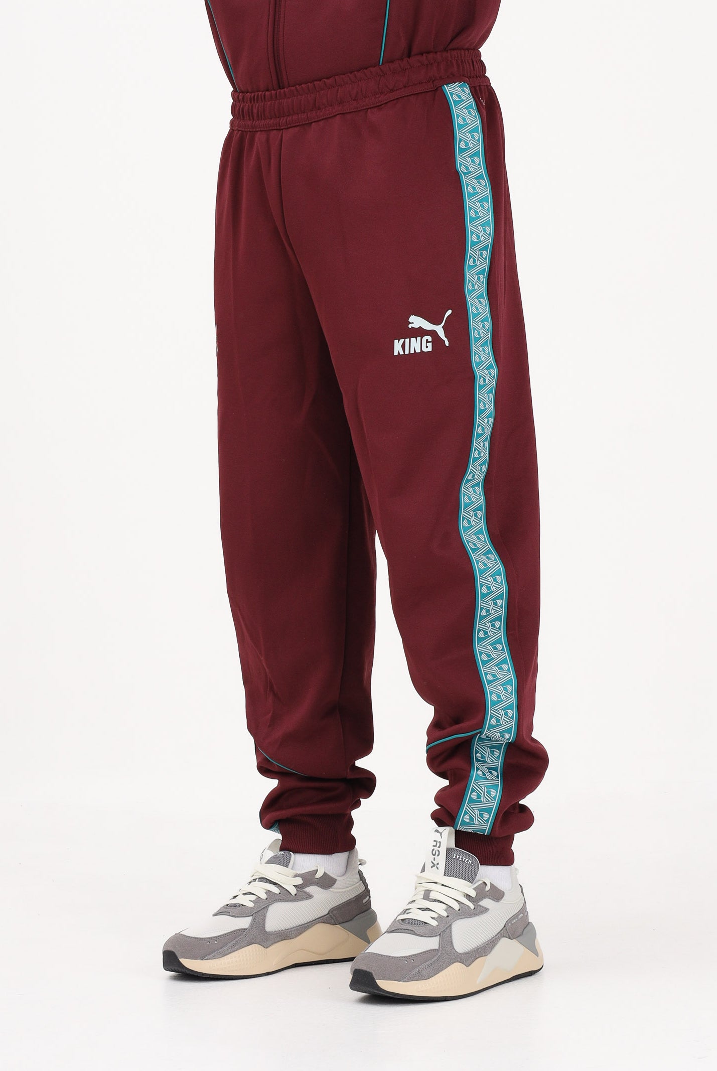 PUMA Pantalone sportivo Portogallo KING Anthem bordeaux da uomo 784834 24 PUMA