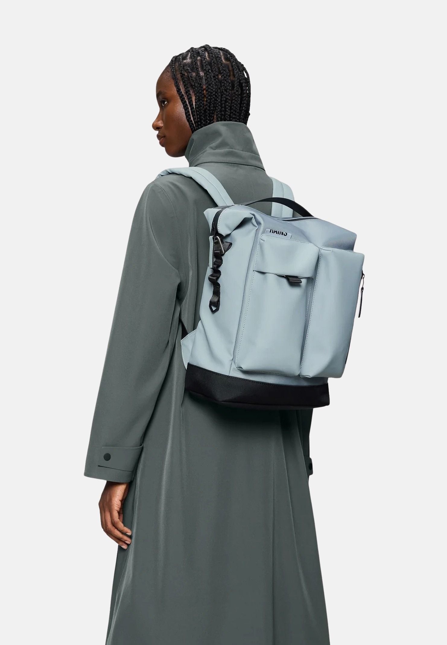 RAINS Zaino Otaru azzurro per uomo e donna RA12960 PO RAINS