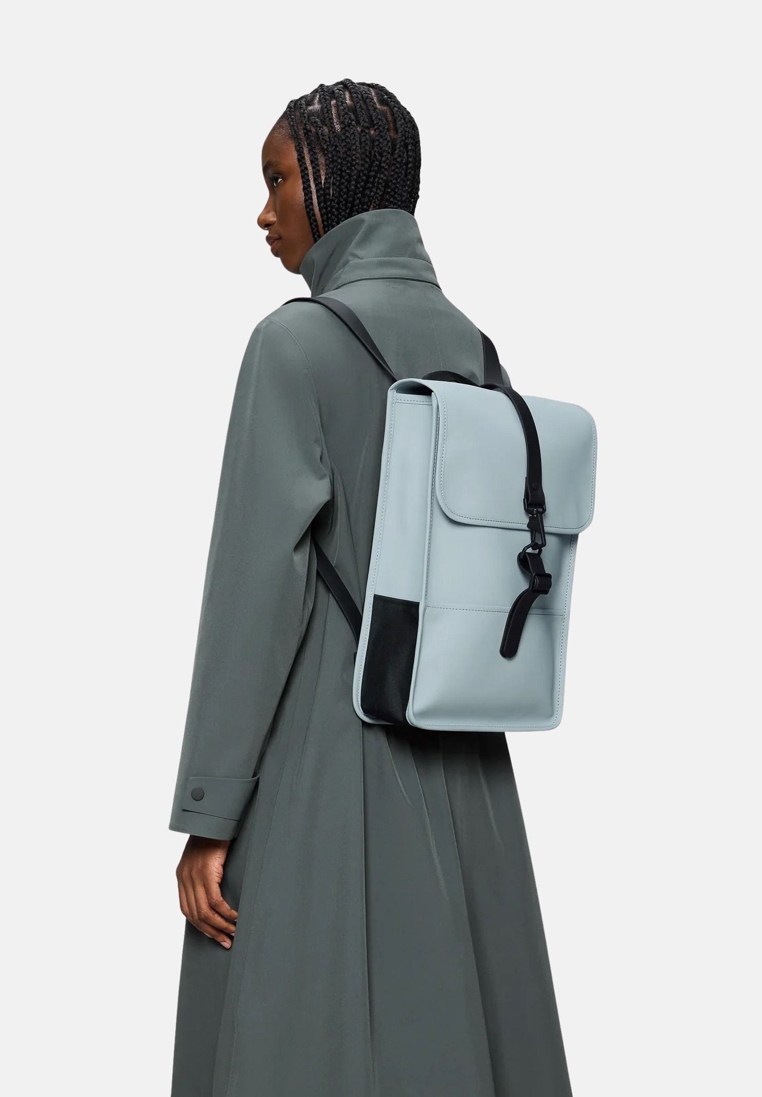 RAINS Zaino Puffed Backpack Mini azzurro per uomo e donna RA13020 PO RAINS