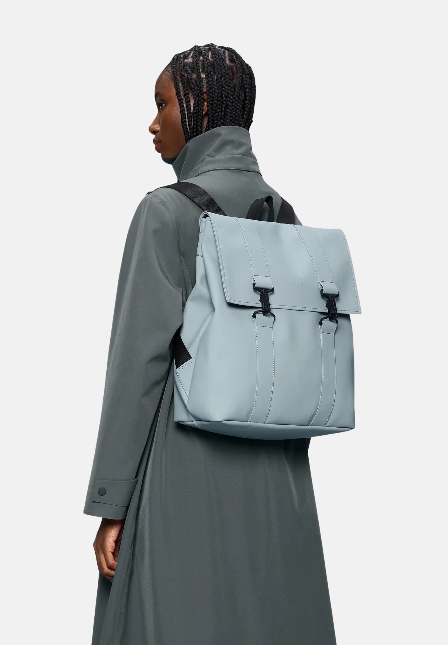 RAINS Zaino MSN azzurro per uomo e donna RA13300 PO RAINS