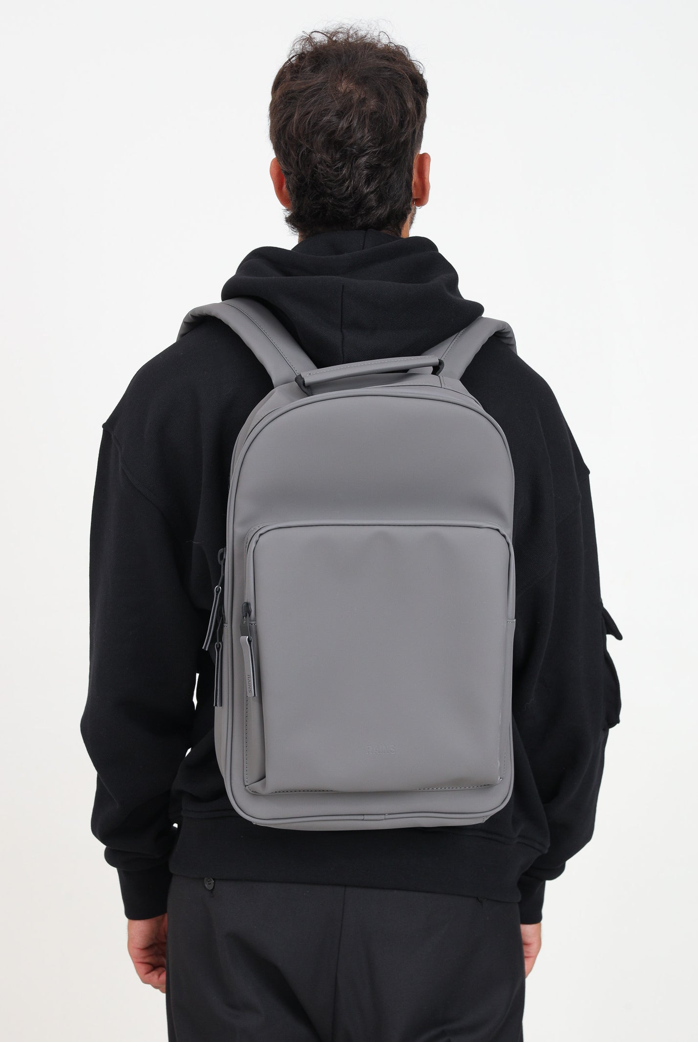 Zaino Book Daypack Large grigio per uomo e donna RA13680 GRY RAINS