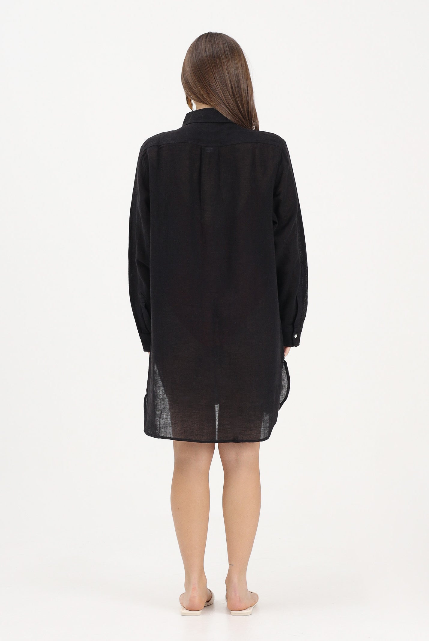 RALPH LAUREN Abito chemisier nero da donna 21564377 BL RALPH LAUREN