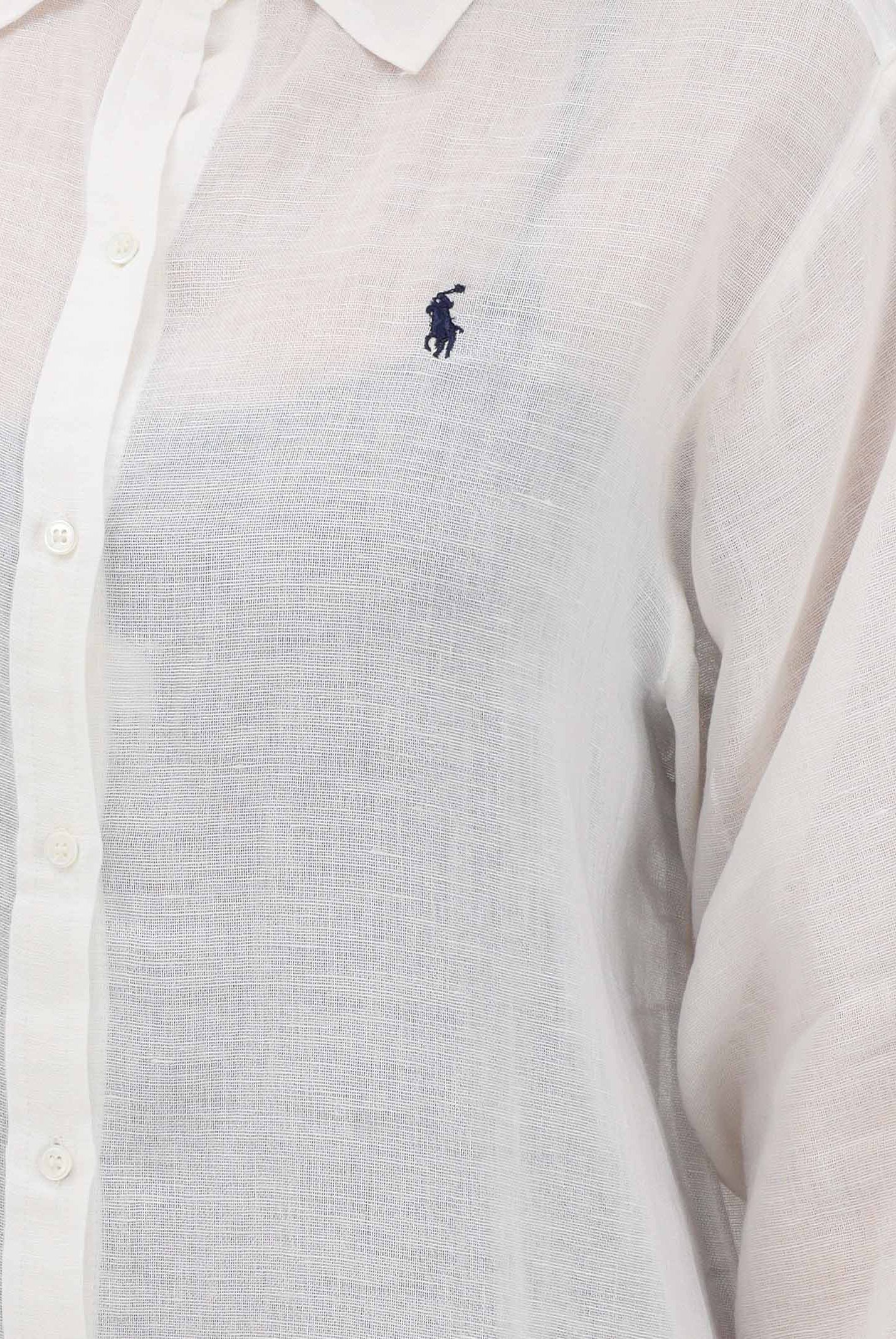 RALPH LAUREN Abito chemisier bianco da donna 21564377 CR RALPH LAUREN