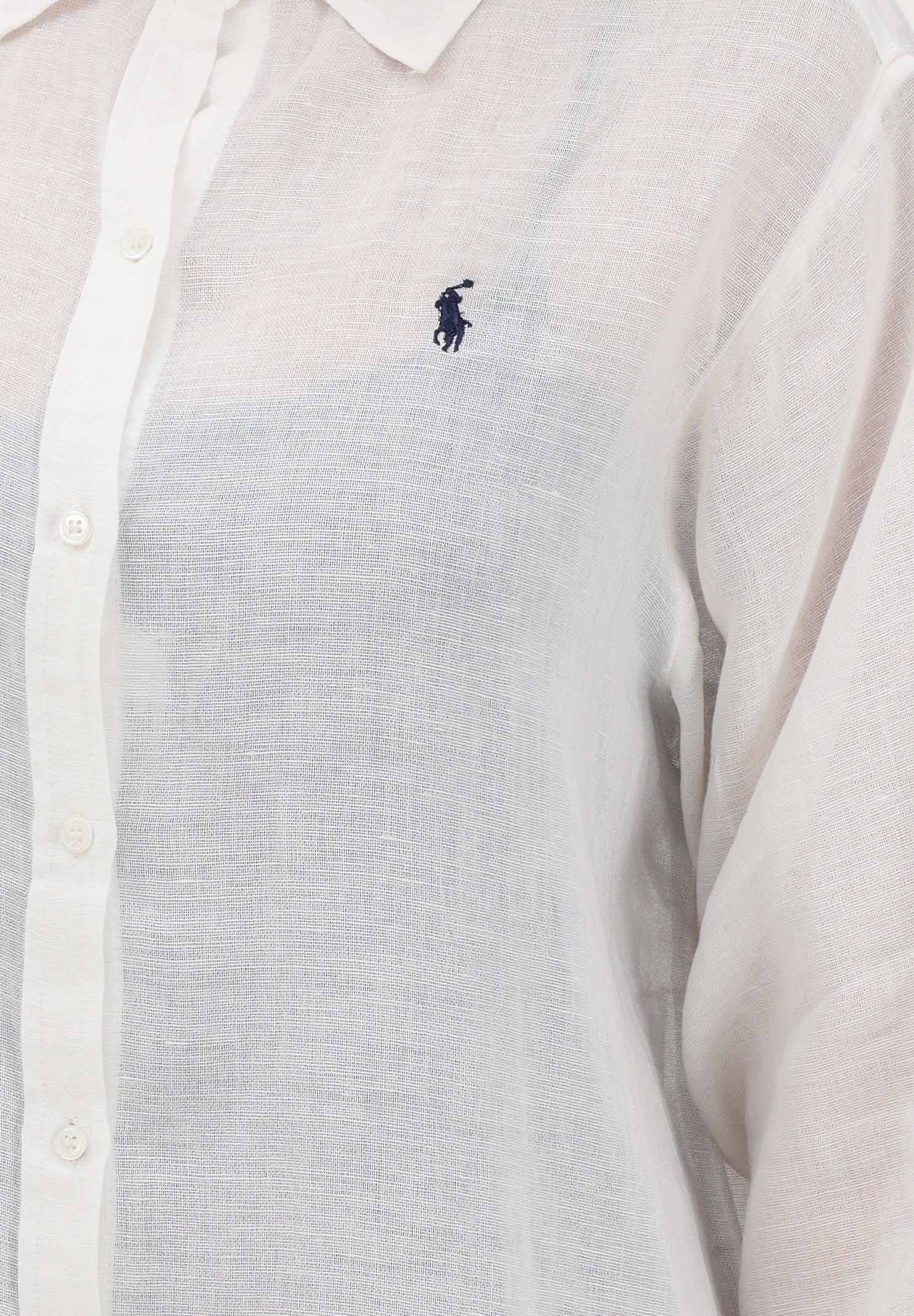 RALPH LAUREN Abito chemisier bianco da donna 21564377 CR RALPH LAUREN