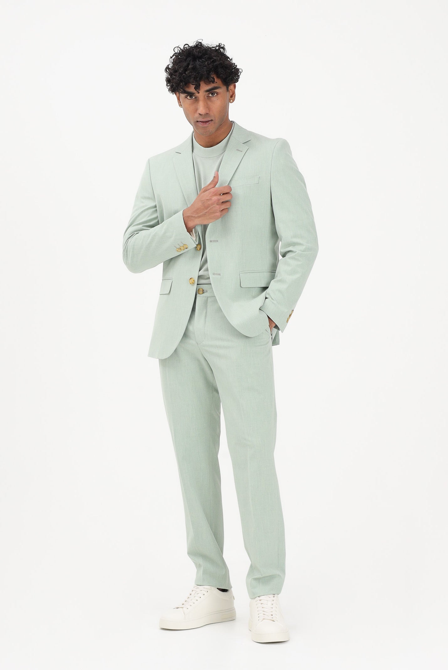 SELECTED HOMME Pantalone elegante verde menta da uomo 16087825 AQGR SELECTED HOMME