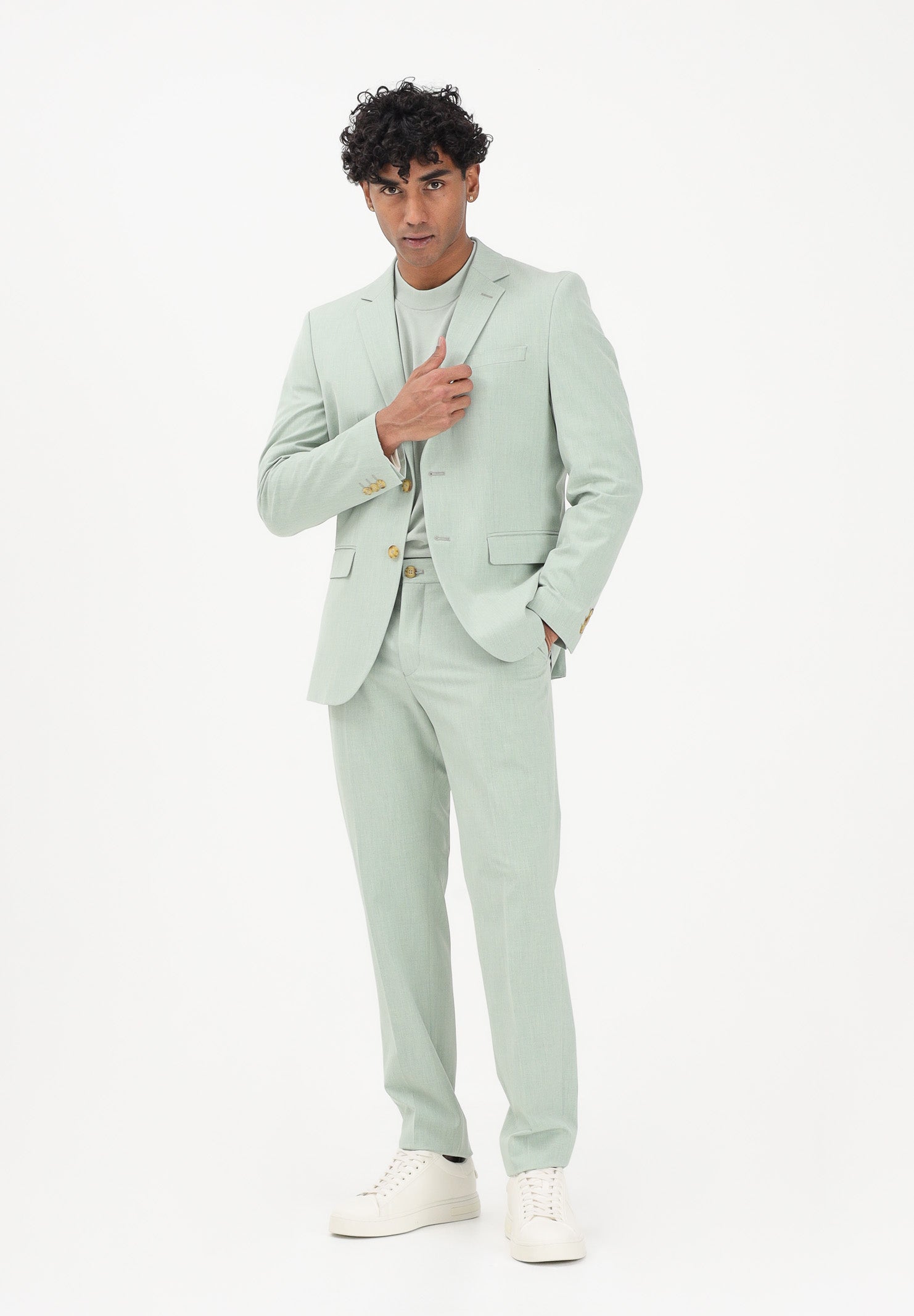 SELECTED HOMME Pantalone elegante verde menta da uomo 16087825 AQGR SELECTED HOMME