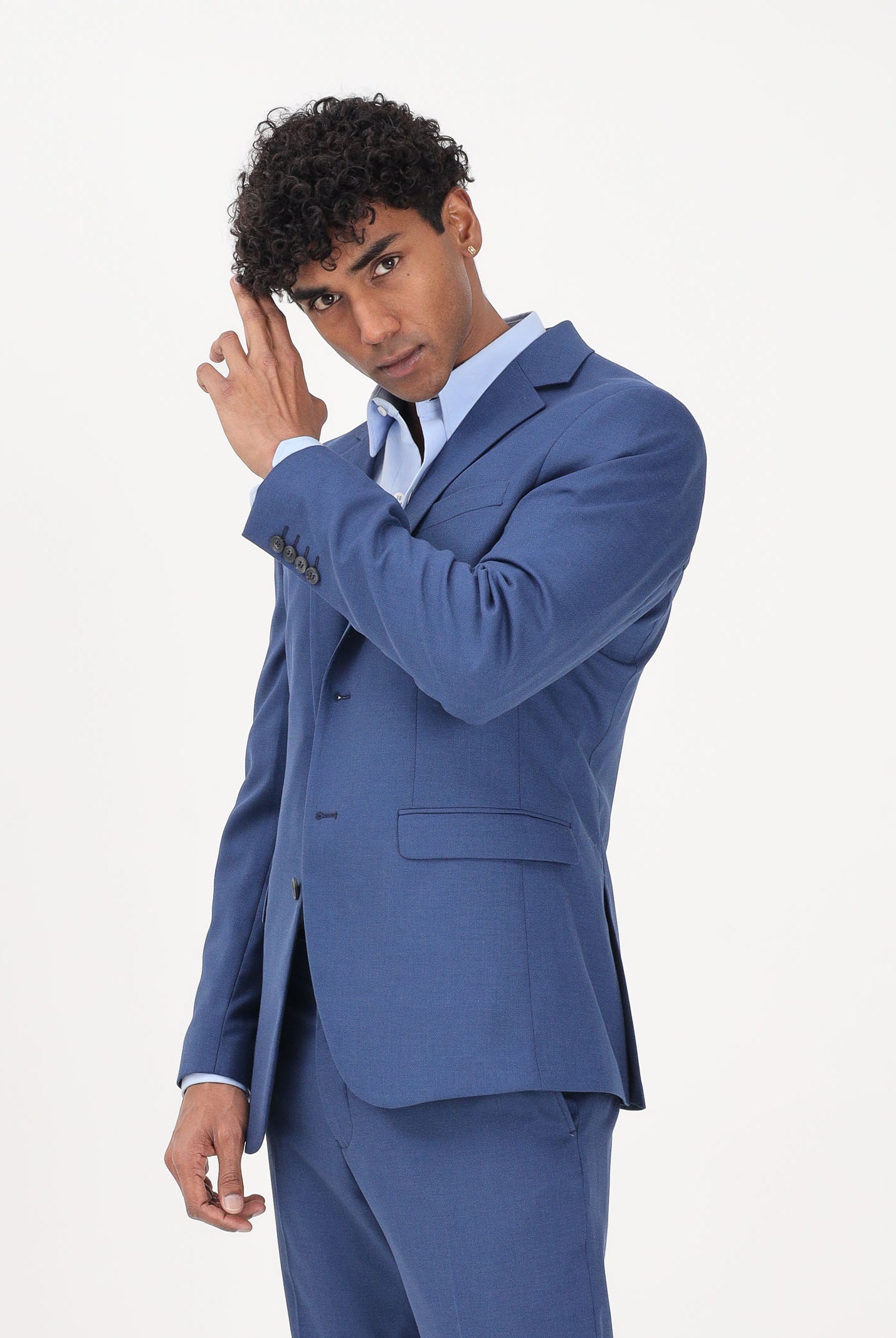 SELECTED HOMME Giacca monopetto blu da uomo 16087868 BLDE SELECTED HOMME