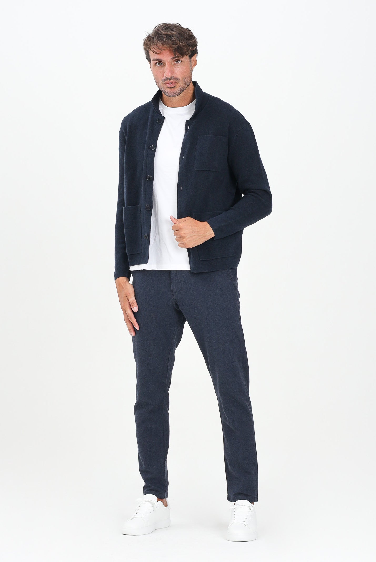 SELECTED HOMME Pantalone chino blu da uomo 16091554 DarkSapphire SELECTED HOMME