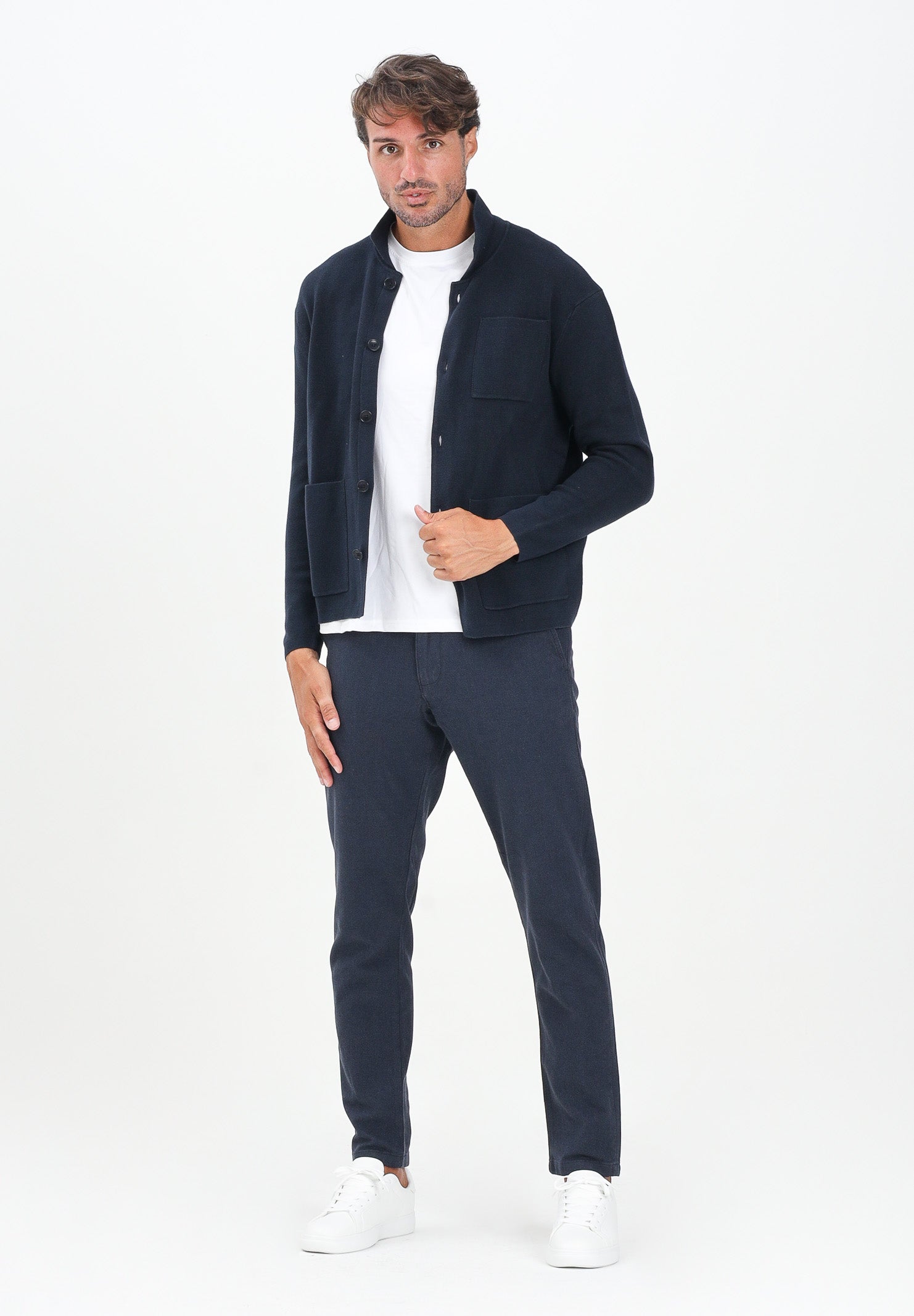 SELECTED HOMME Pantalone chino blu da uomo 16091554 DarkSapphire SELECTED HOMME