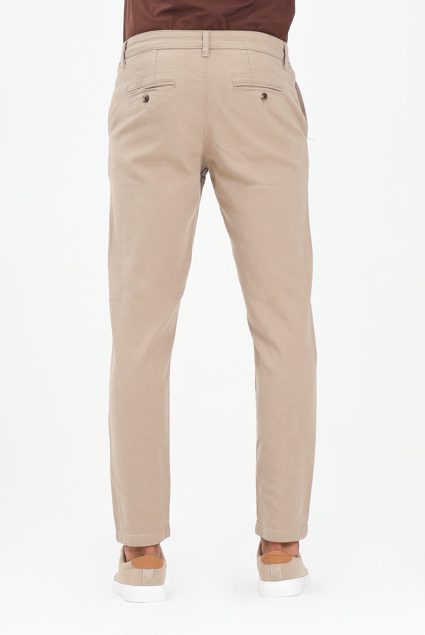 SELECTED HOMME Pantalone chino beige da uomo 16091554 PureCashmere SELECTED HOMME