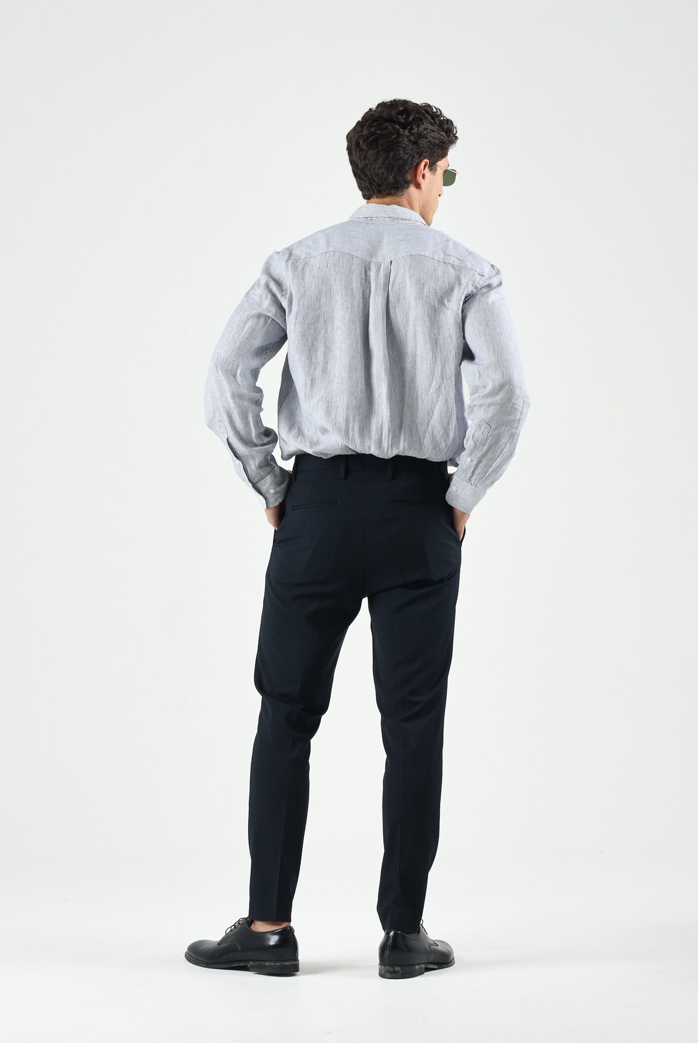SELECTED HOMME Camicia KYLIAN acqua grey verde chiaro da uomo<BR/> 16092471 ACGR SELECTED HOMME
