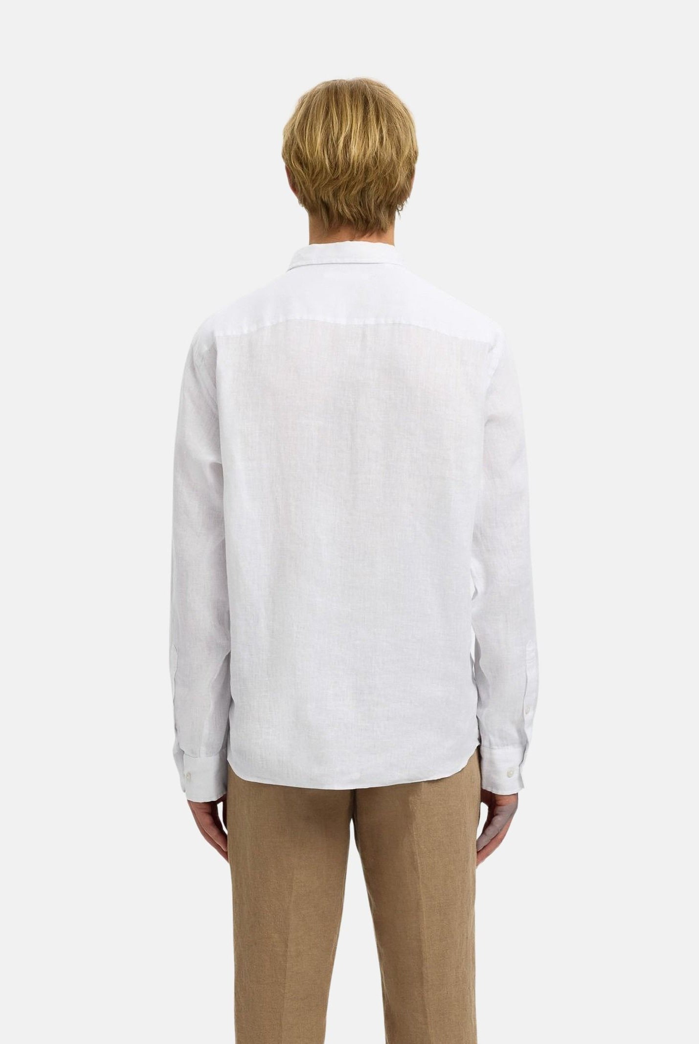 SELECTED HOMME Camicia KYLIAN bianca da uomo 16092471 WHITE SELECTED HOMME