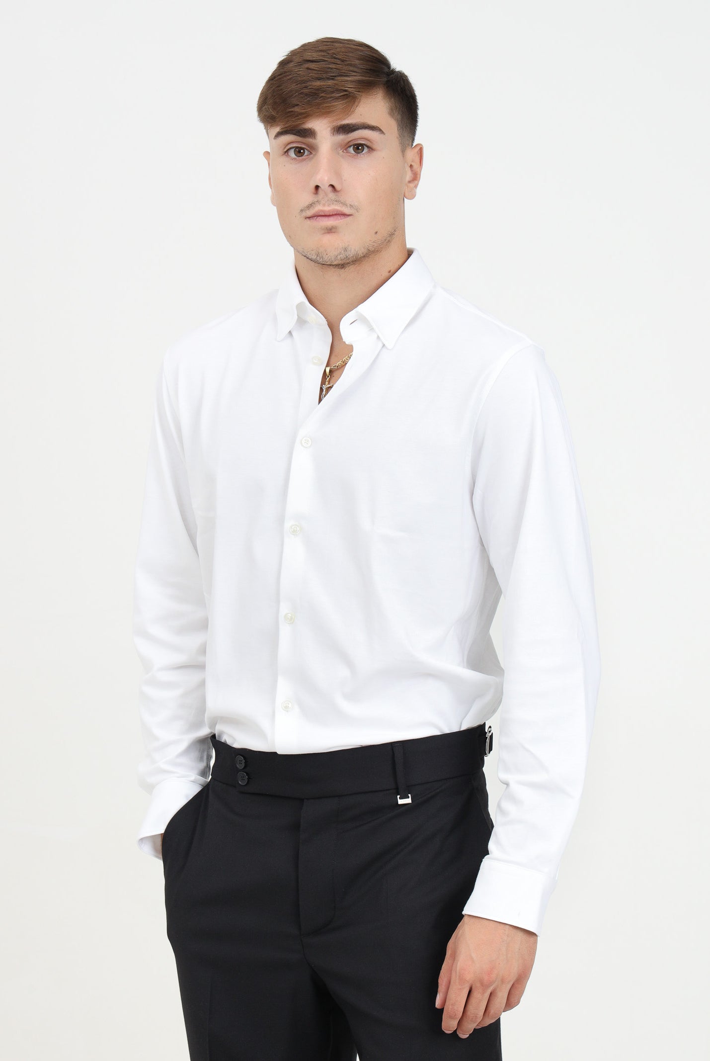SELECTED HOMME Camicia a manica lunga bianca da uomo 16094593 Bright White SELECTED HOMME