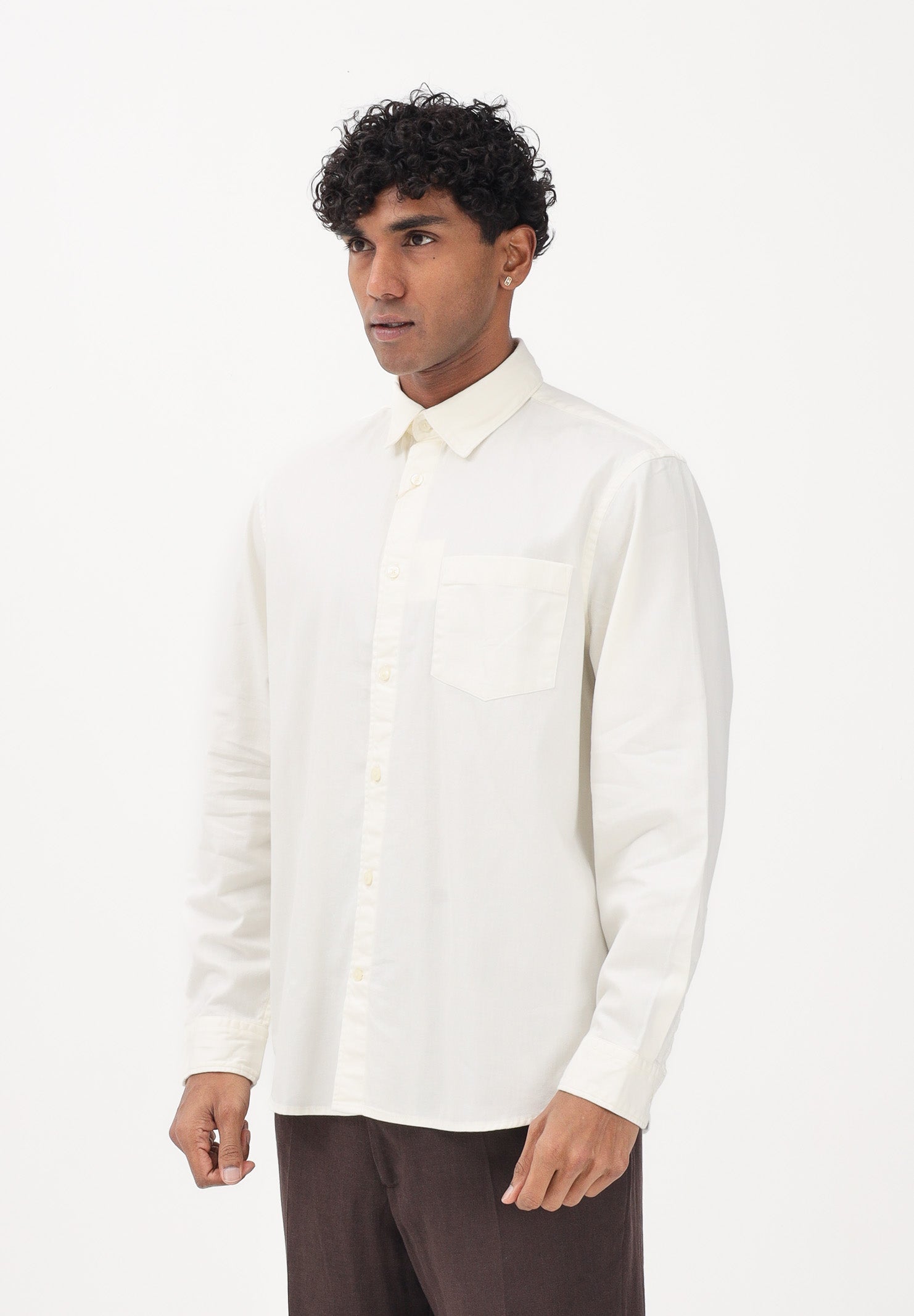 SELECTED HOMME Camicia a manica lunga panna da uomo 16097482 EC SELECTED HOMME