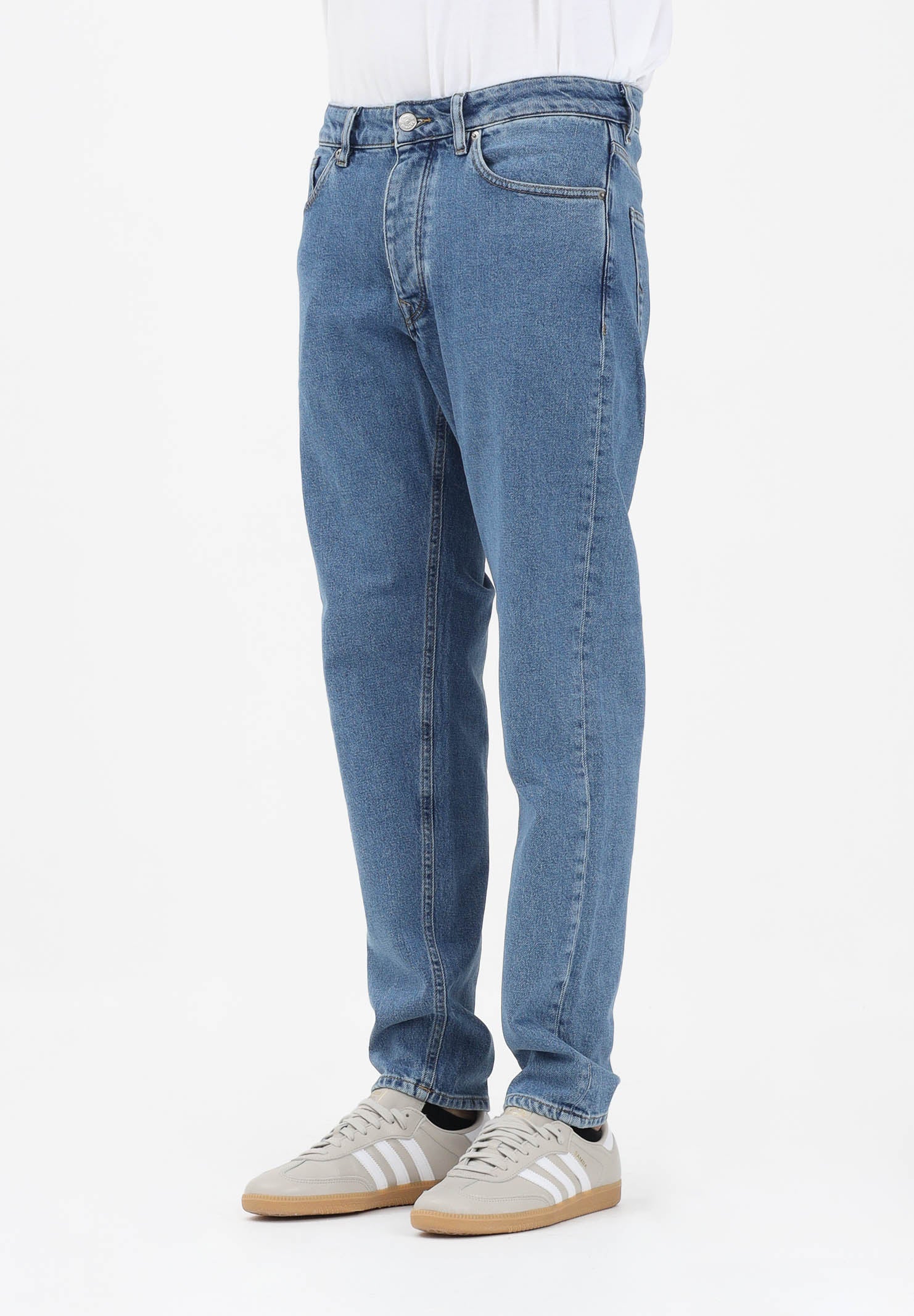 SELECTED HOMME Jeans in denim blu medio da uomo 16098202 LIBL SELECTED HOMME