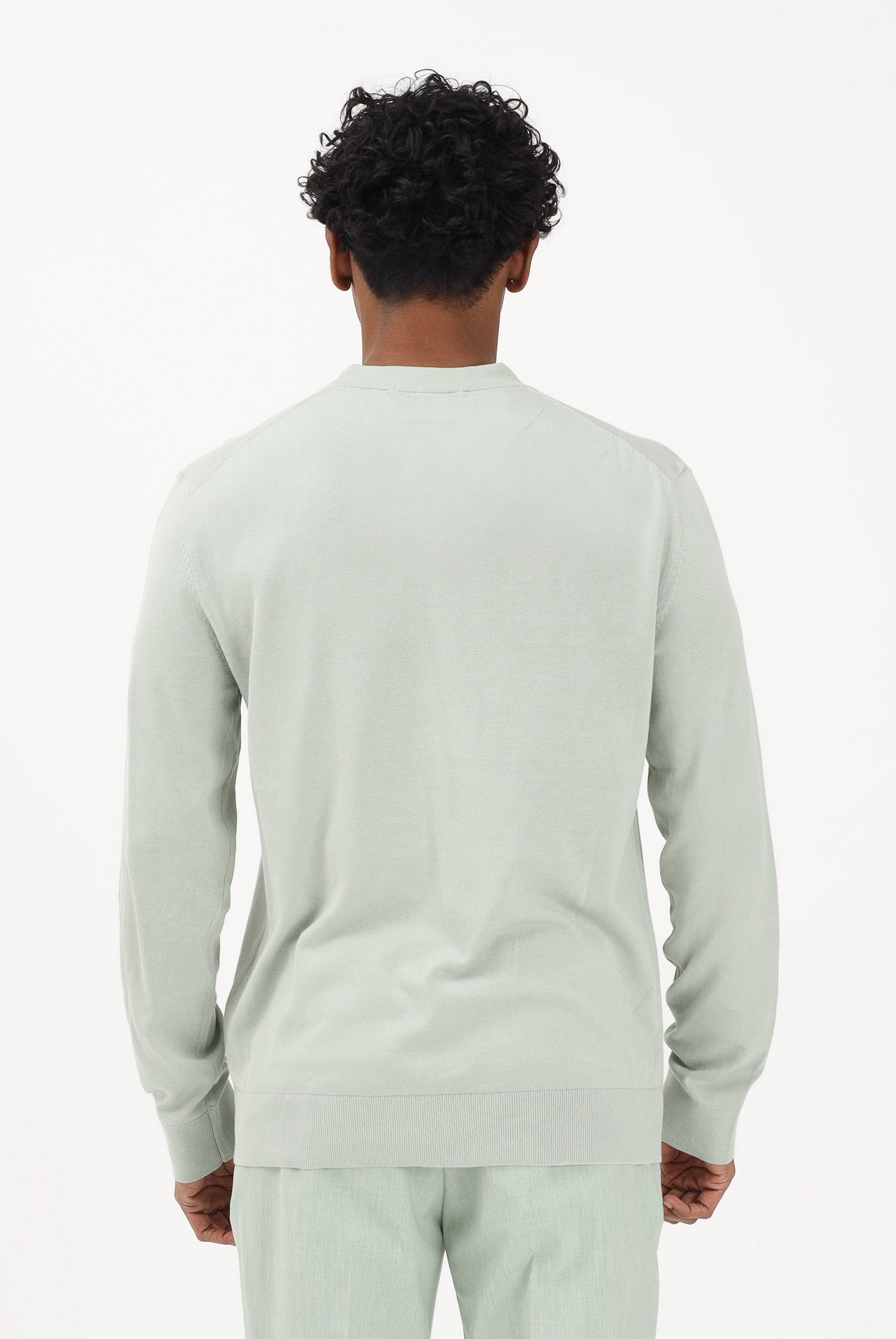 SELECTED HOMME Maglioncino girocollo verde menta da uomo 16099817 AQGR SELECTED HOMME