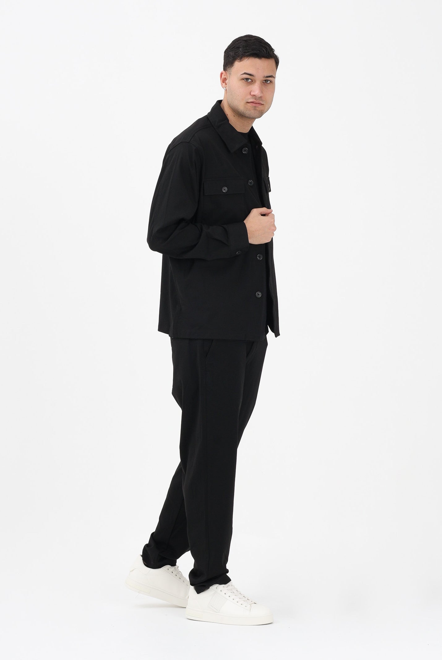 SELECTED HOMME Pantalone nero da uomo 16099820 BL SELECTED HOMME