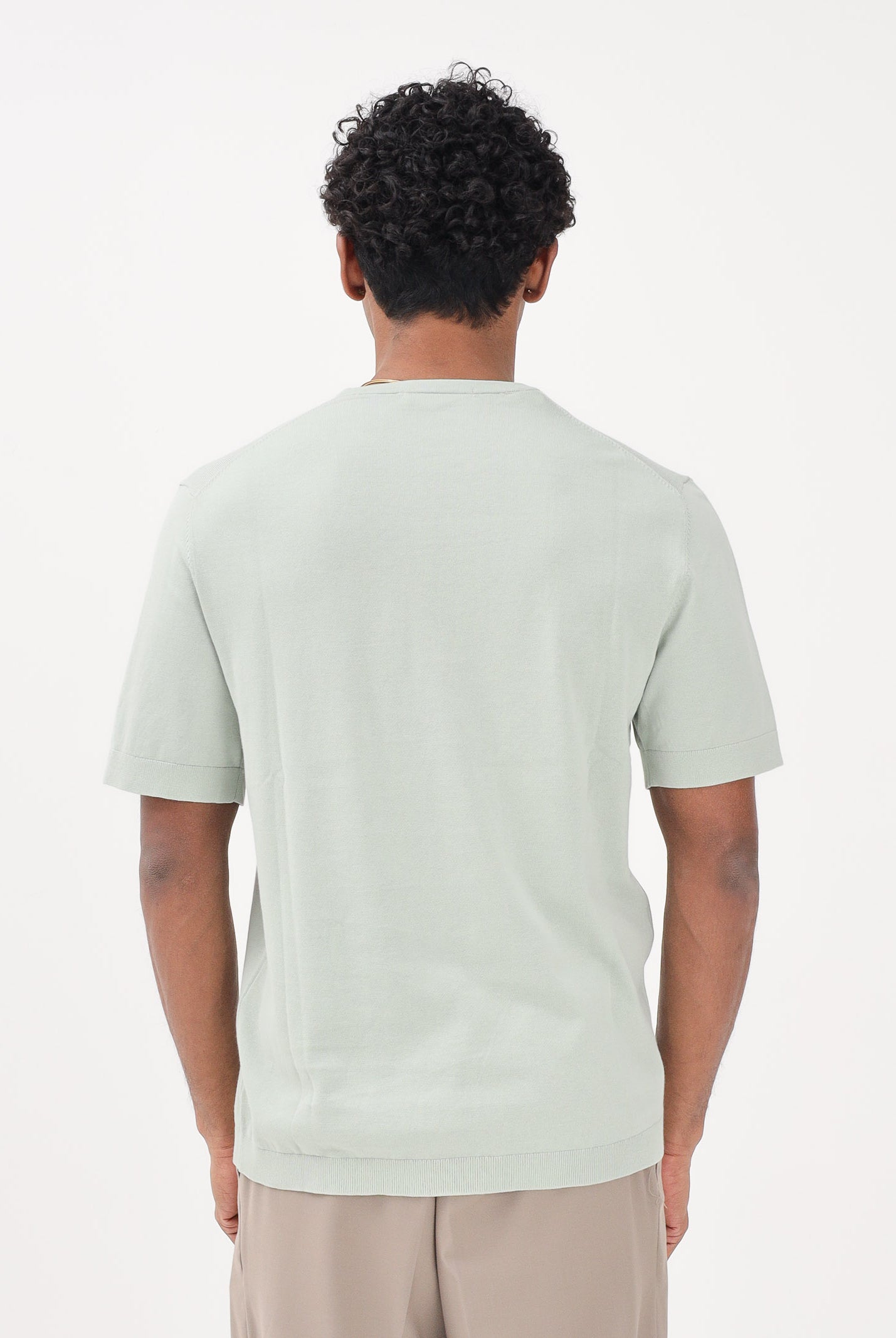 SELECTED HOMME Maglia a manica corta verde acqua da uomo 16099828 AQGR SELECTED HOMME