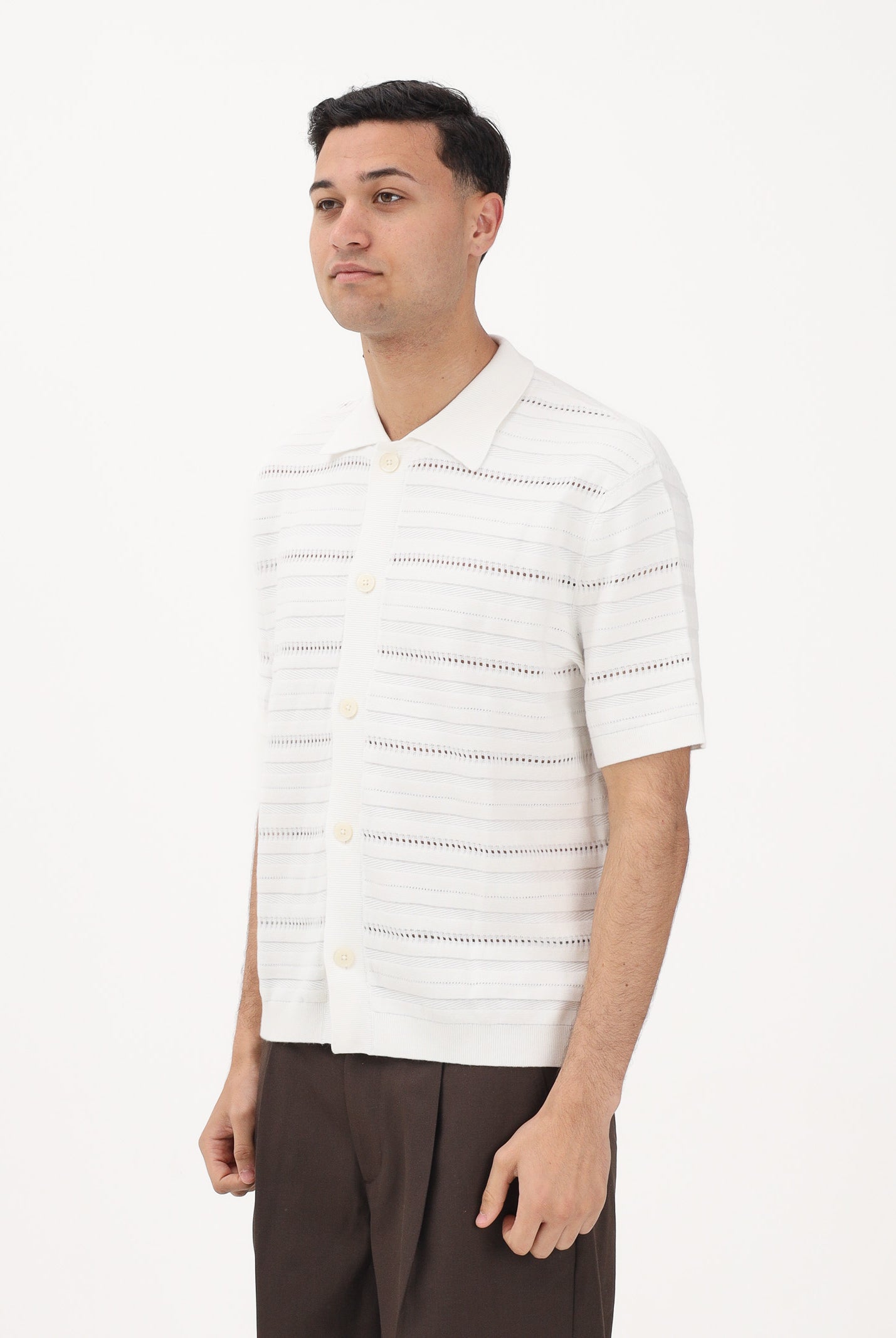 SELECTED HOMME Cardigan bianco da uomo 16100075 EG SELECTED HOMME