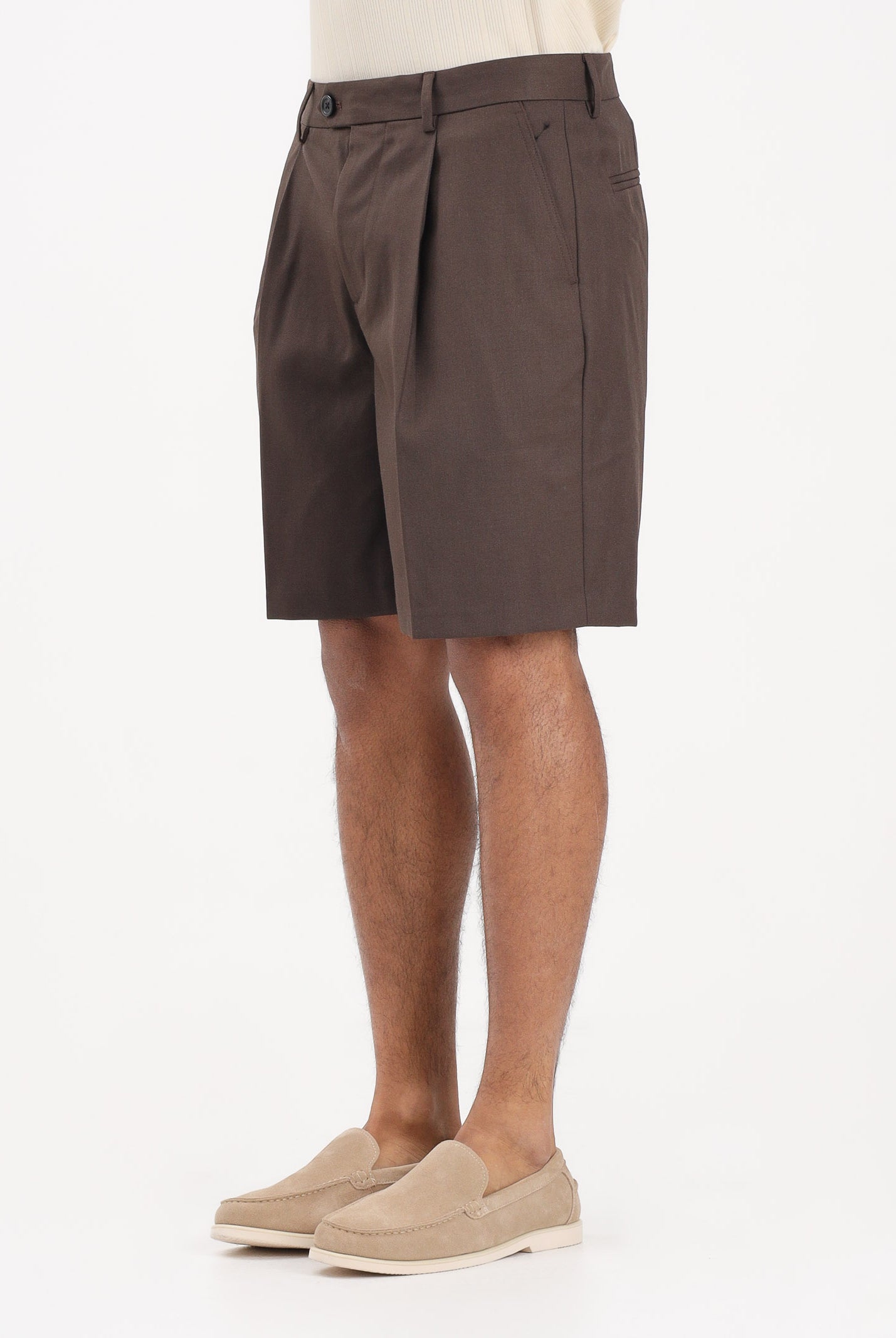 SELECTED HOMME Shorts marrone da uomo 16100158 DE SELECTED HOMME
