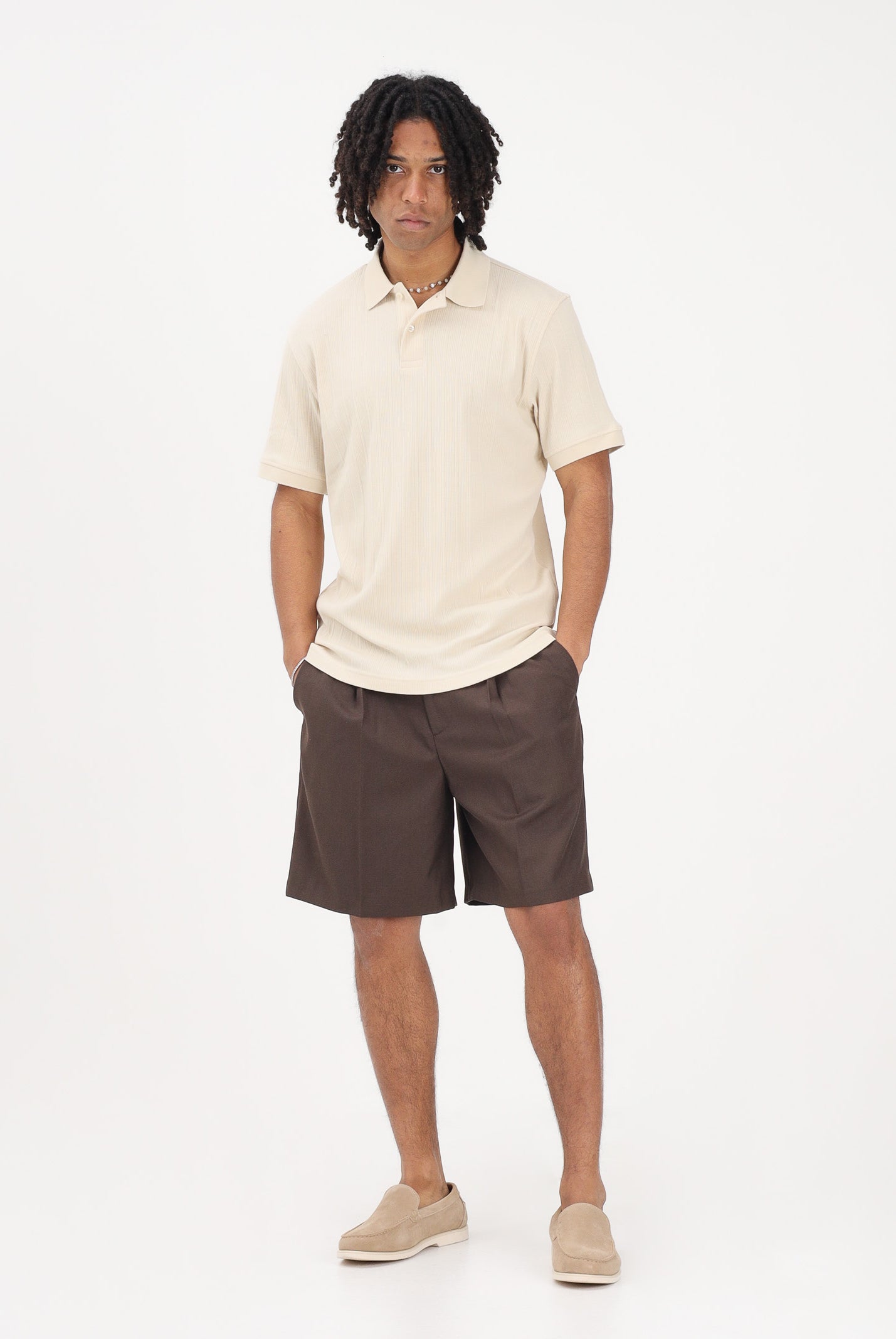 SELECTED HOMME Shorts marrone da uomo 16100158 DE SELECTED HOMME