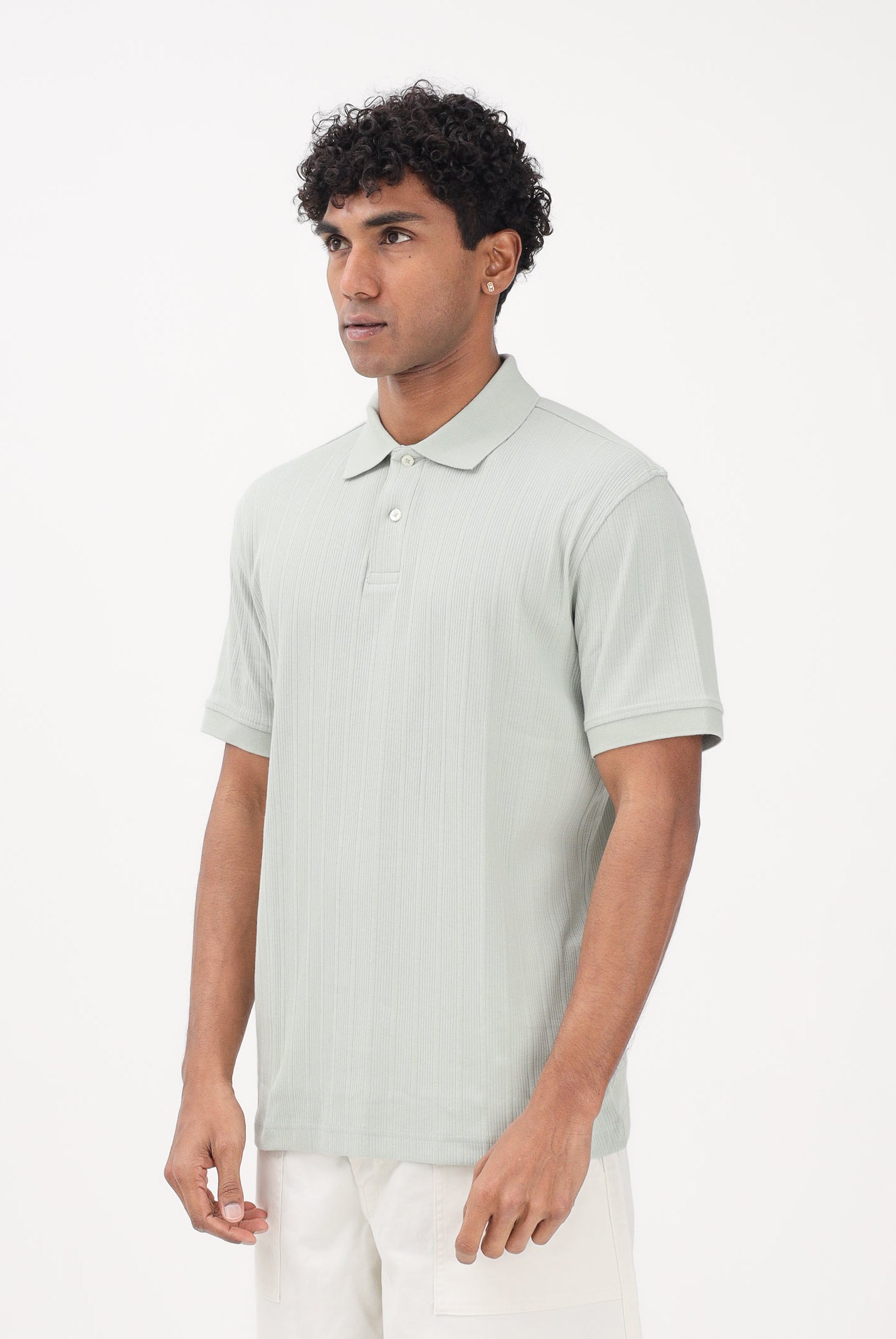SELECTED HOMME Polo a manica corta verde acqua da uomo 16100460 AQGR SELECTED HOMME