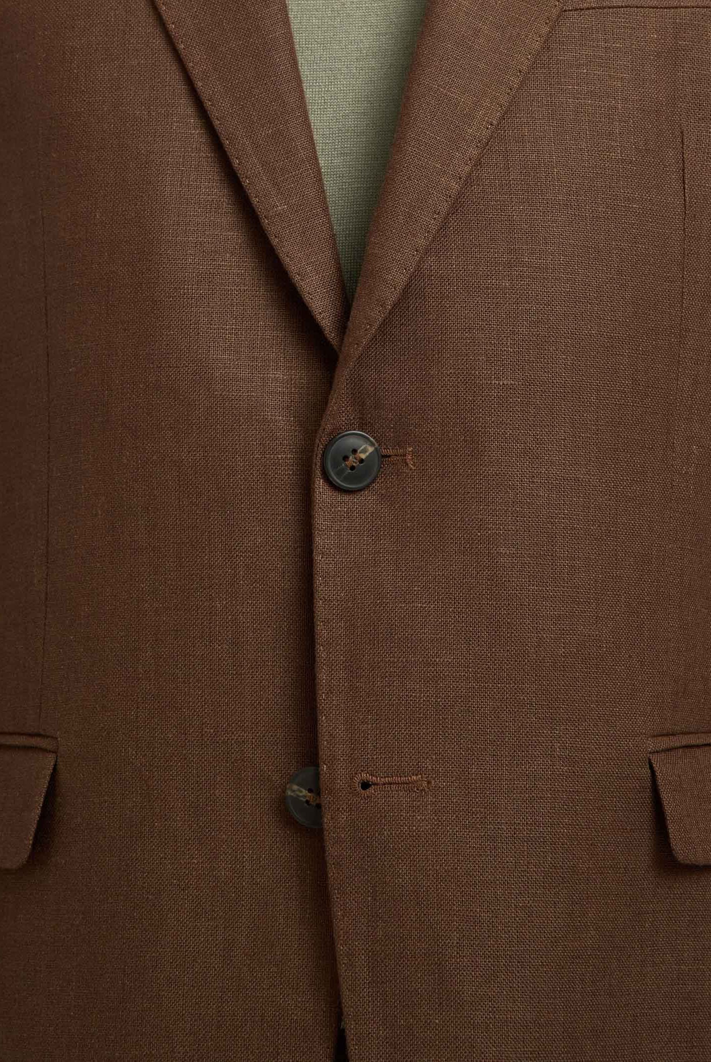 SELECTED HOMME Giacca monopetto marrone da uomo 16100654 DE SELECTED HOMME