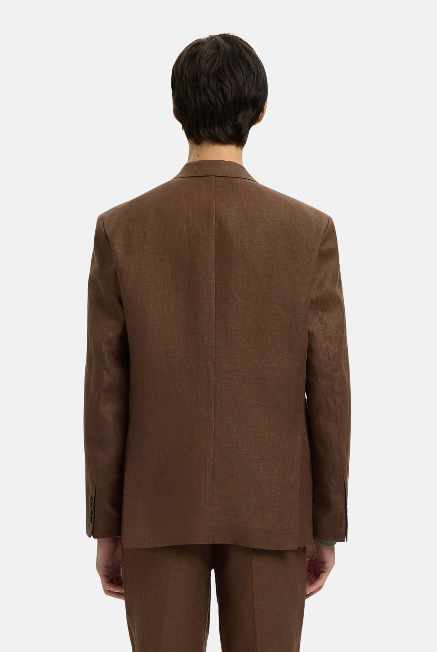 SELECTED HOMME Giacca monopetto marrone da uomo 16100654 DE SELECTED HOMME