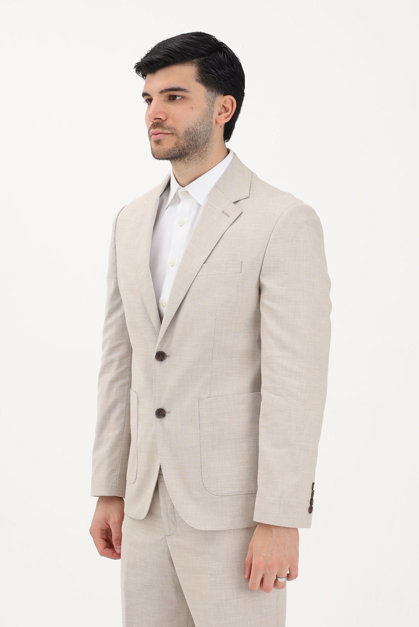 SELECTED HOMME Giacca monopetto beige da uomo 16100693 LISA SELECTED HOMME