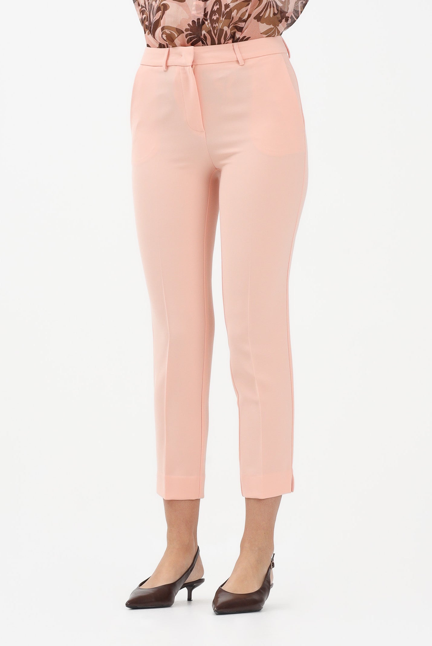 SIMONA CORSELLINI Pantalone elegante rosa da donna P26CPPA02803 V0697 SIMONA CORSELLINI