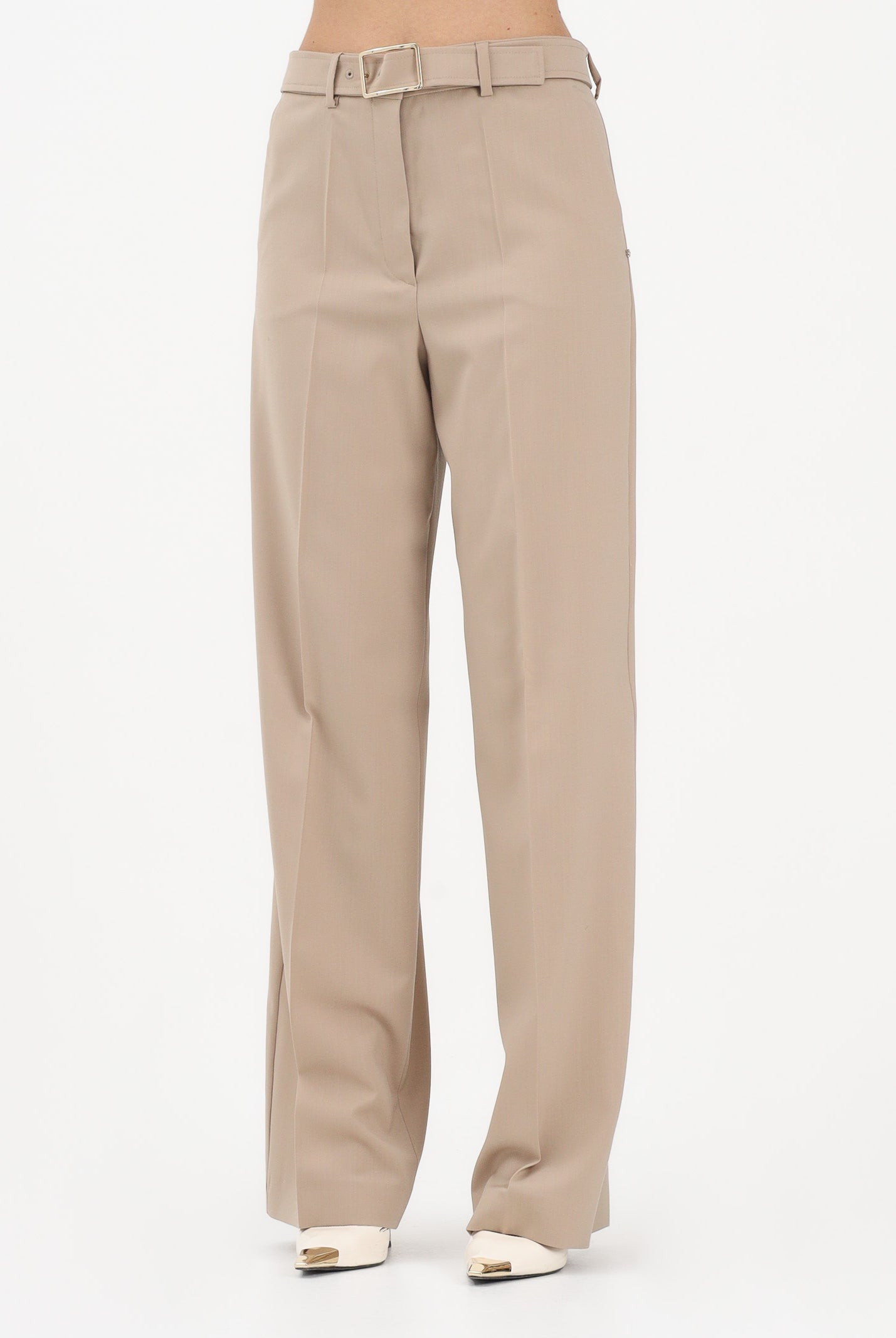 SPORTMAX Pantalone elegante SPXABITURO beige da donna 2612131041600 001 SPORTMAX