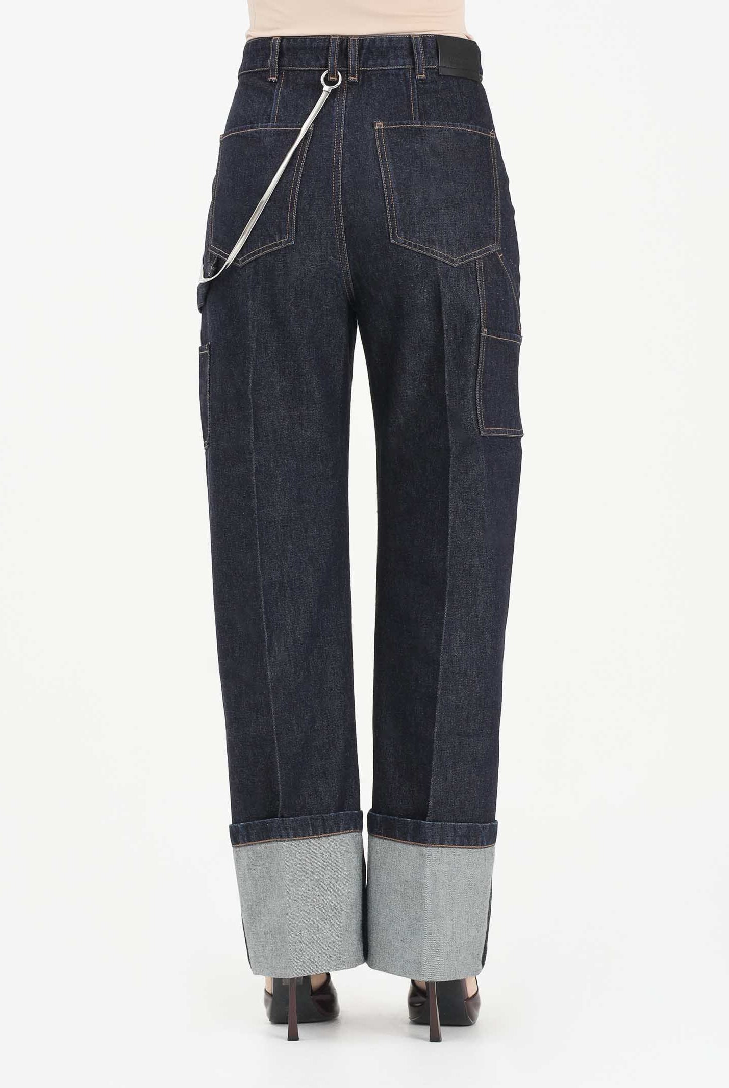 SPORTMAX Jeans SPDONORATA in denim blu scuro da donna 2612181045600 001 SPORTMAX
