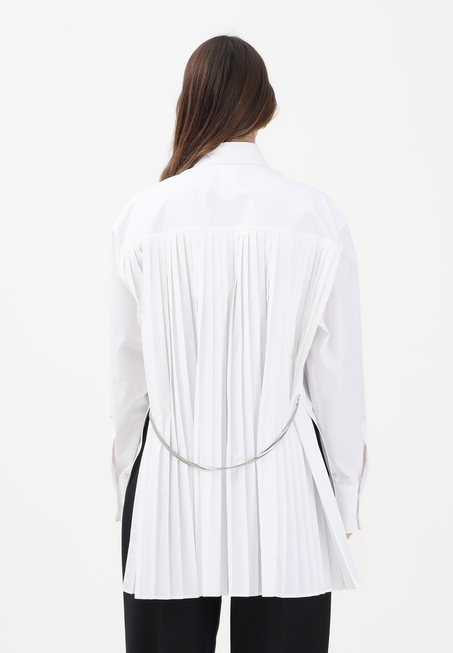 SPORTMAX Camicia over SPXNESPOLA bianca da donna 2612191031600 001 SPORTMAX