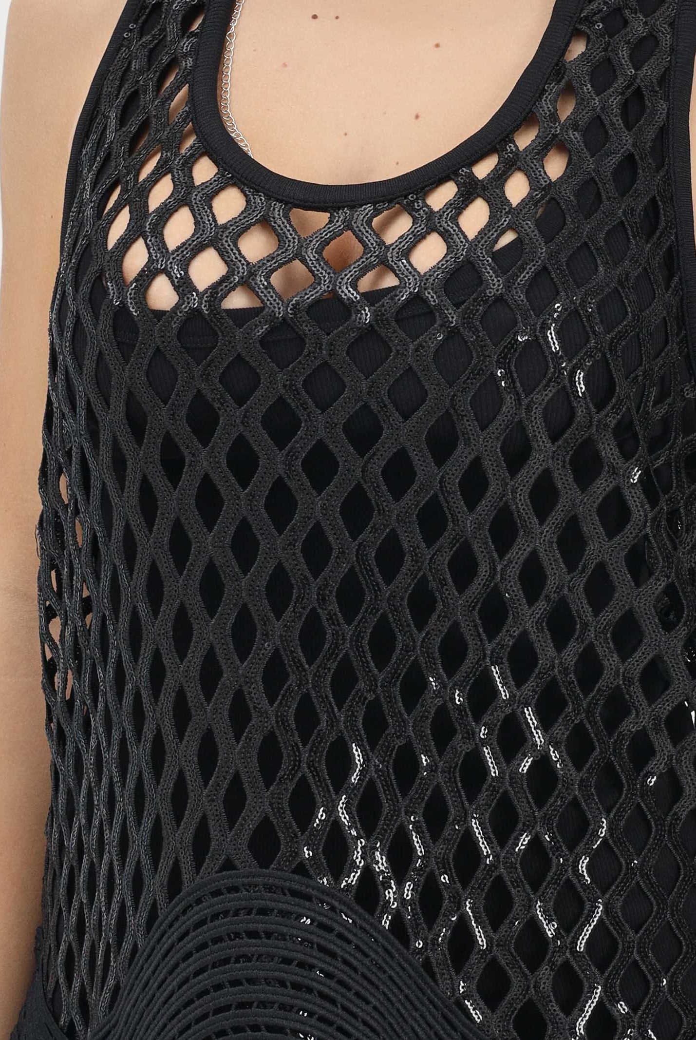 SPORTMAX Canotta SPXAQUILE nera da donna 2612931022600 004 SPORTMAX