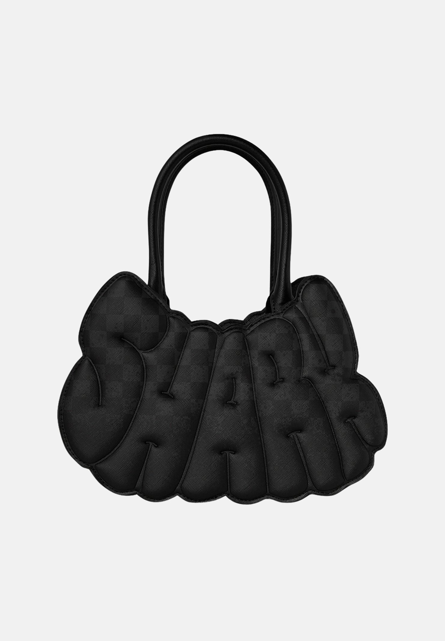 SPRAYGROUND Borsa a spalla Spritz Shark Bubble Bag nera da donna 910B8346NSZ . SPRAYGROUND