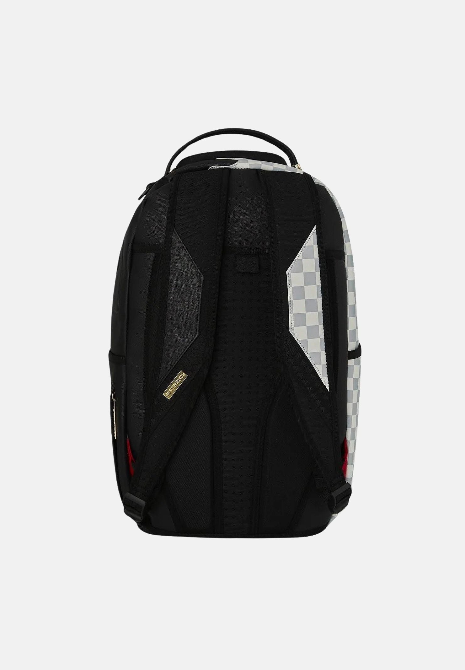SPRAYGROUND Zaino CREAM CHECK SIDE DRIP bianco e nero da donna 910B8758NSZ . SPRAYGROUND