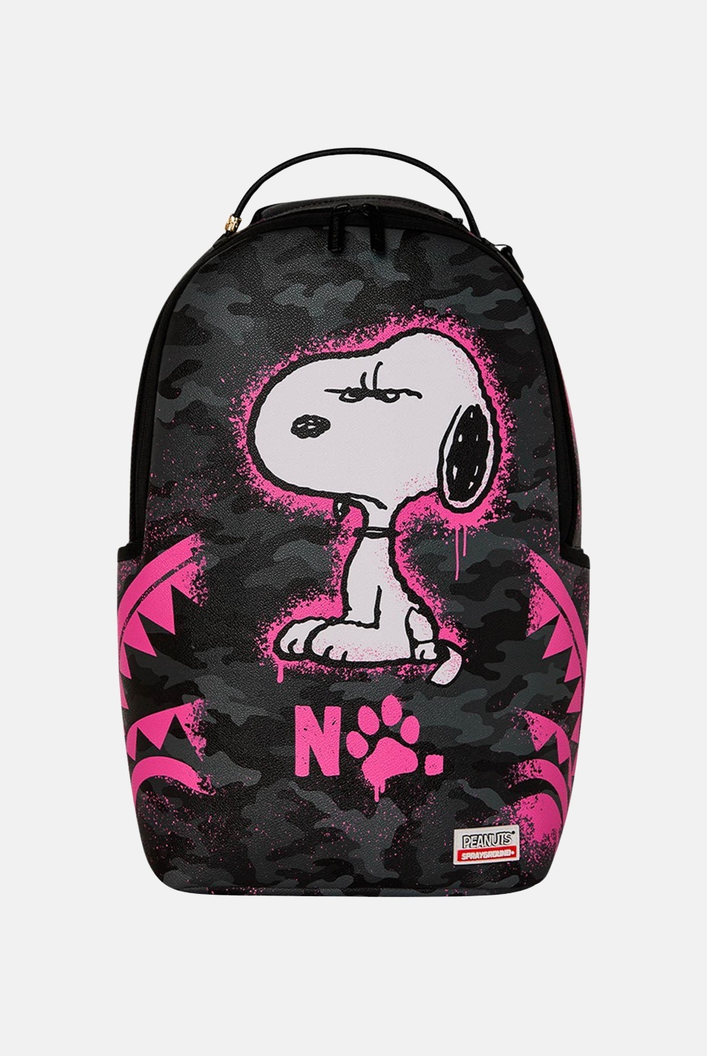 SPRAYGROUND Zaino SNOOPY PINK STENCIL DLXSV nero da donna 910B8781NSZ . SPRAYGROUND