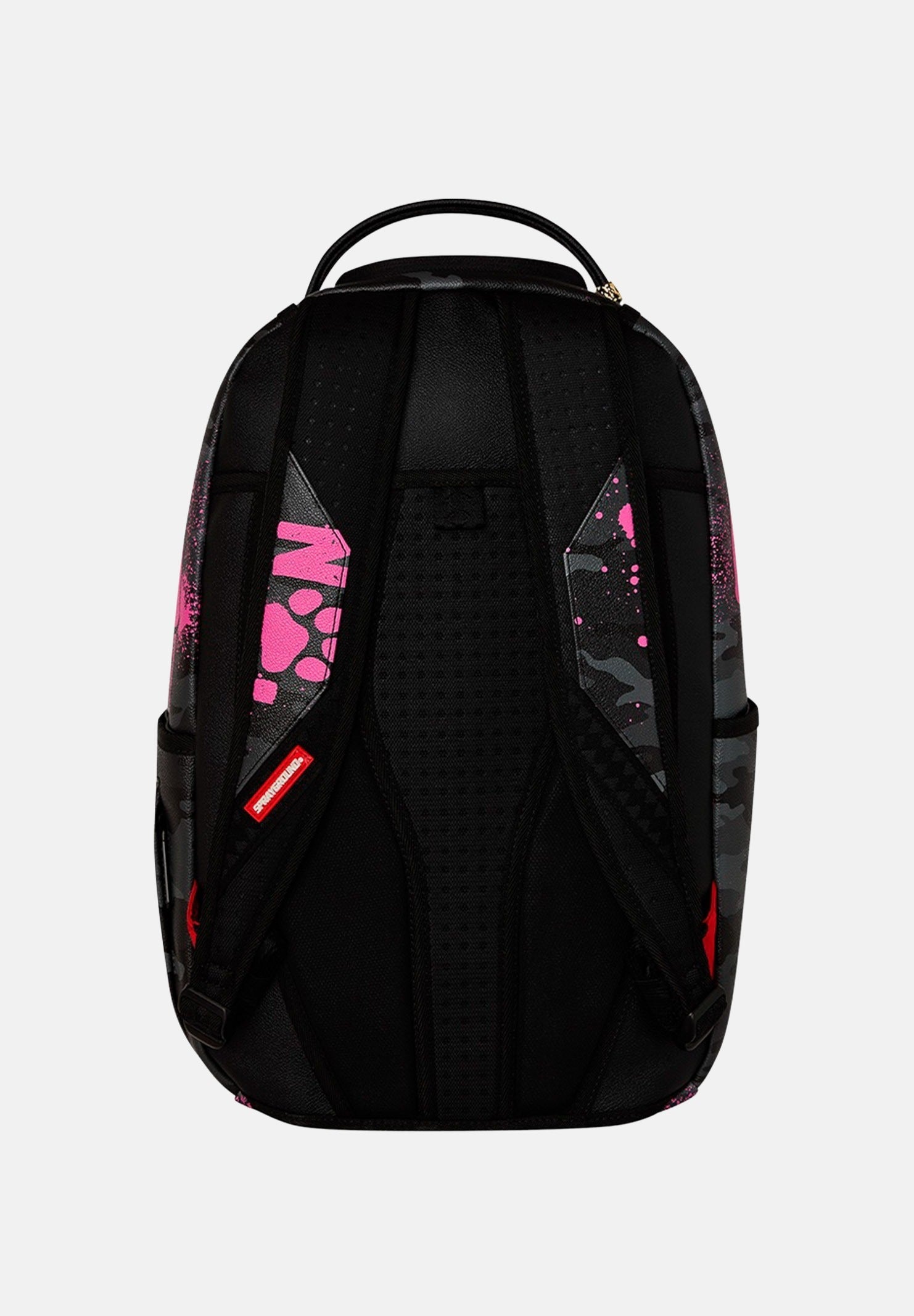 SPRAYGROUND Zaino SNOOPY PINK STENCIL DLXSV nero da donna 910B8781NSZ . SPRAYGROUND