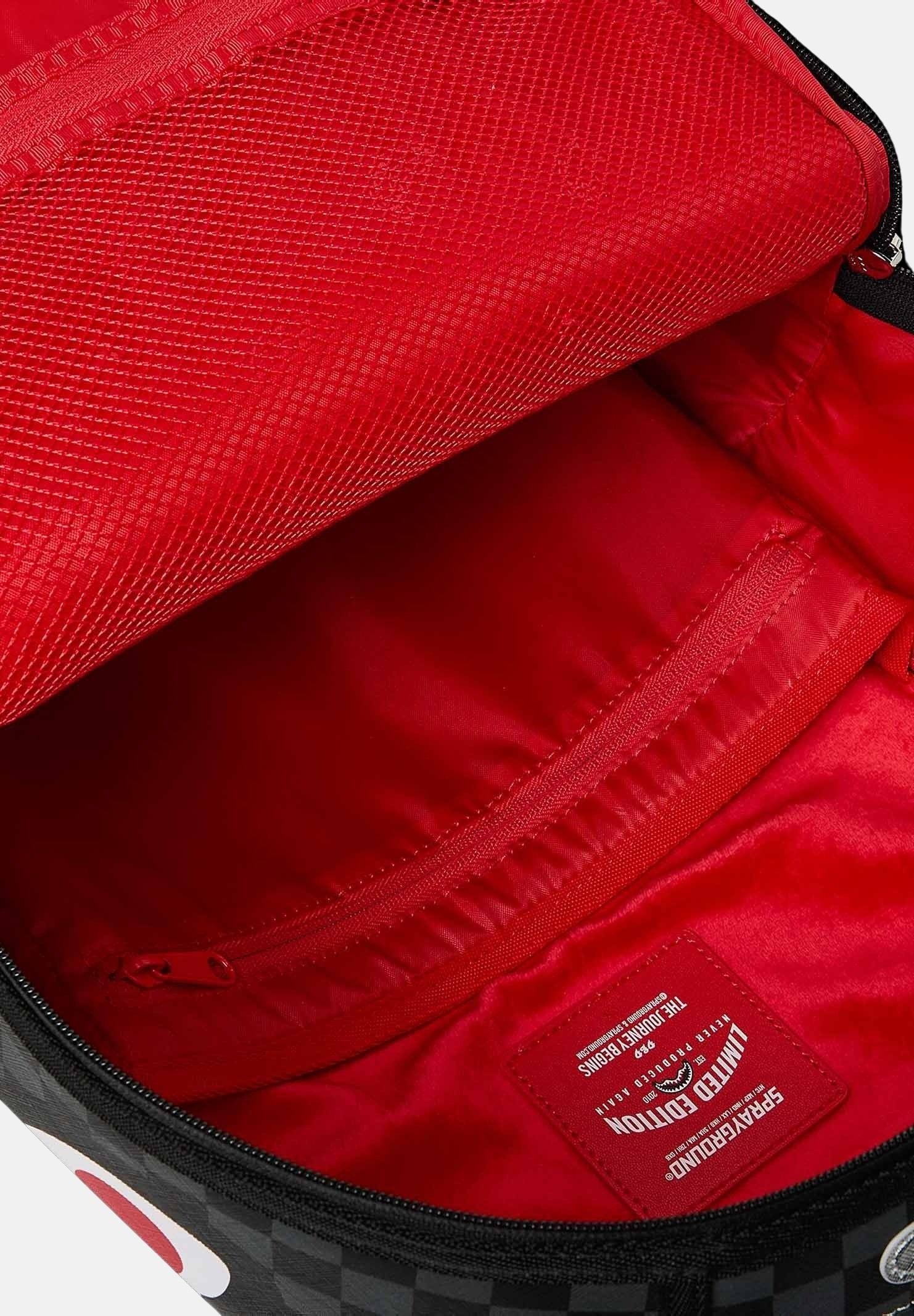 SPRAYGROUND Zaino SILVER SIDE DRIP argento e nero per uomo e donna 910B8940NSZ . SPRAYGROUND