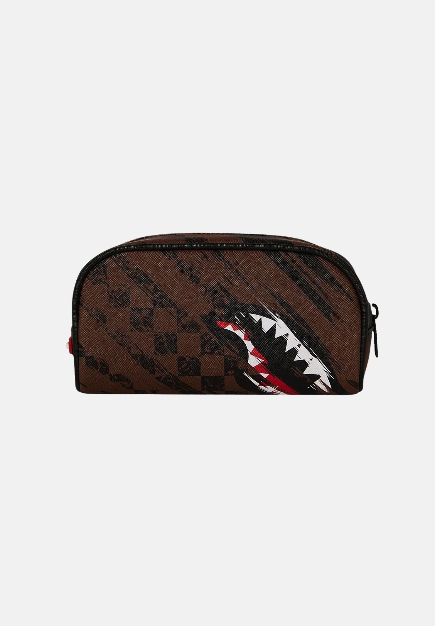 SPRAYGROUND Astuccio SMEARED GRUNGE marrone per uomo e donna 910B8973NSZ . SPRAYGROUND