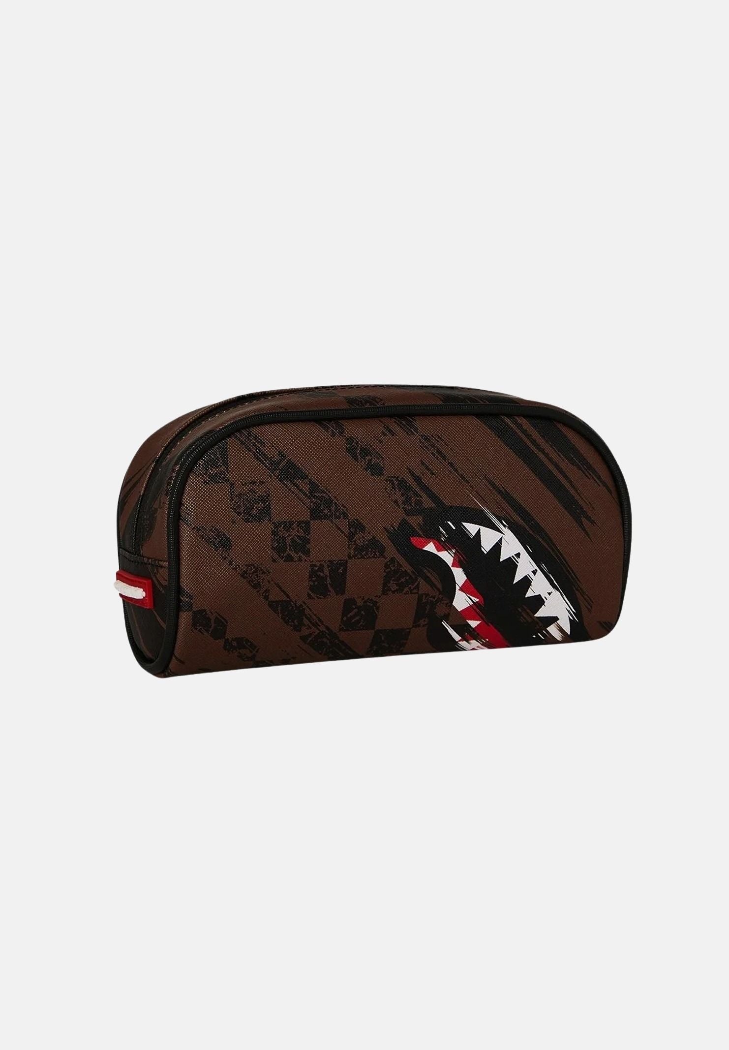 SPRAYGROUND Astuccio SMEARED GRUNGE marrone per uomo e donna 910B8973NSZ . SPRAYGROUND