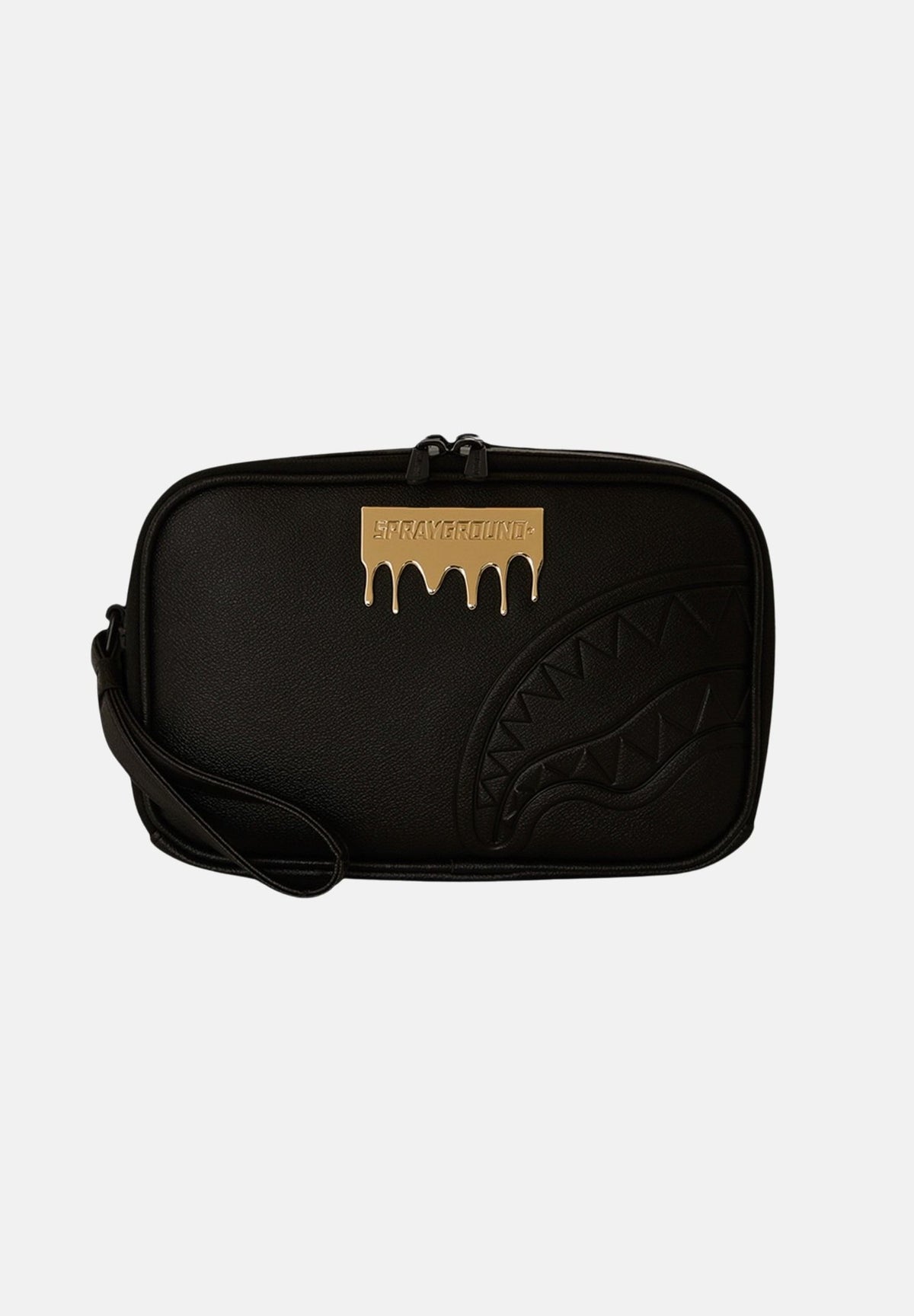 SPRAYGROUND Pochette Gold Brick Lux nera per uomo e donna 910B9043NSZ . SPRAYGROUND