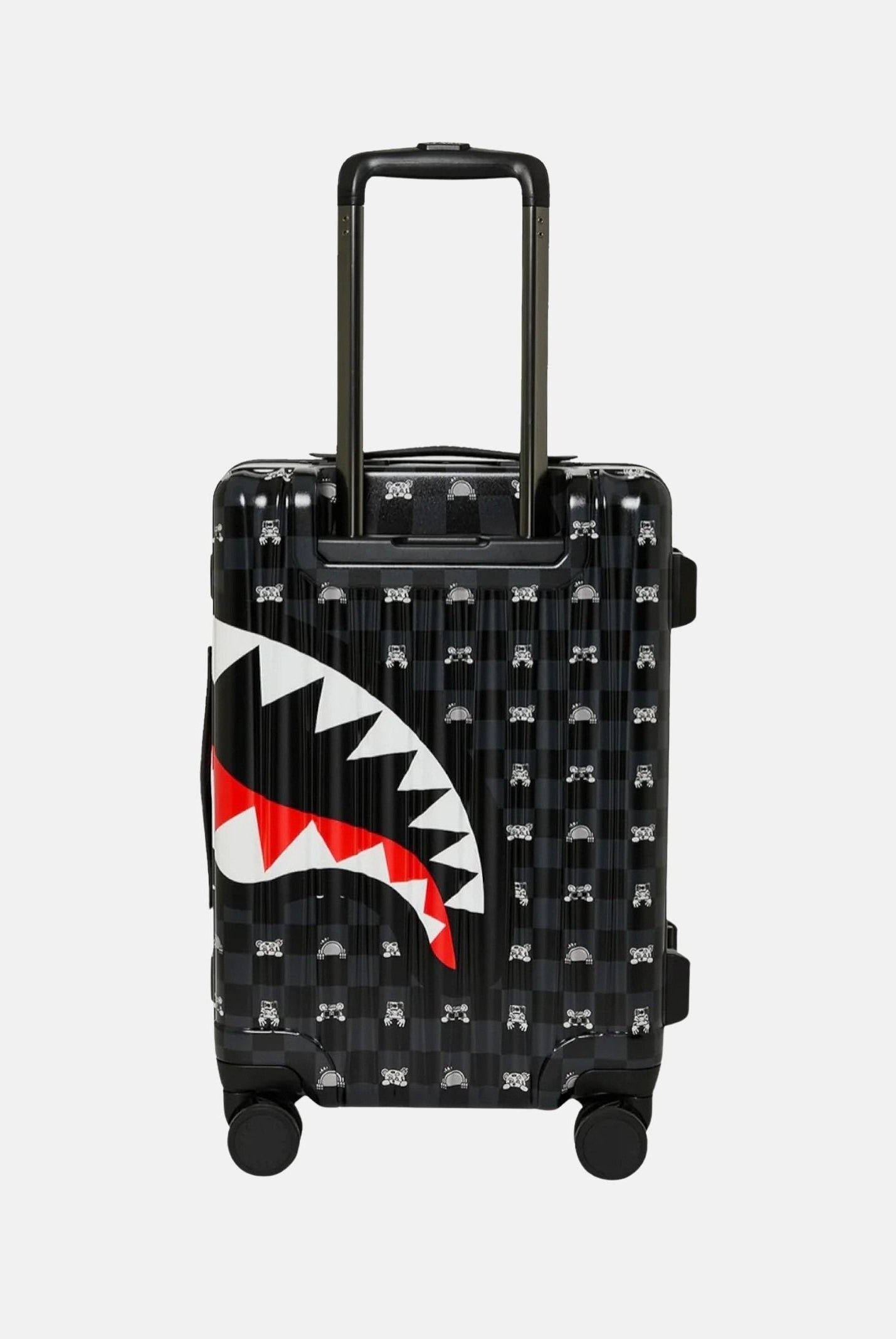 SPRAYGROUND Trolley Gray Peeking Character Sketch Cabin Luggage nero per uomo e donna 910CL307NSZ . SPRAYGROUND