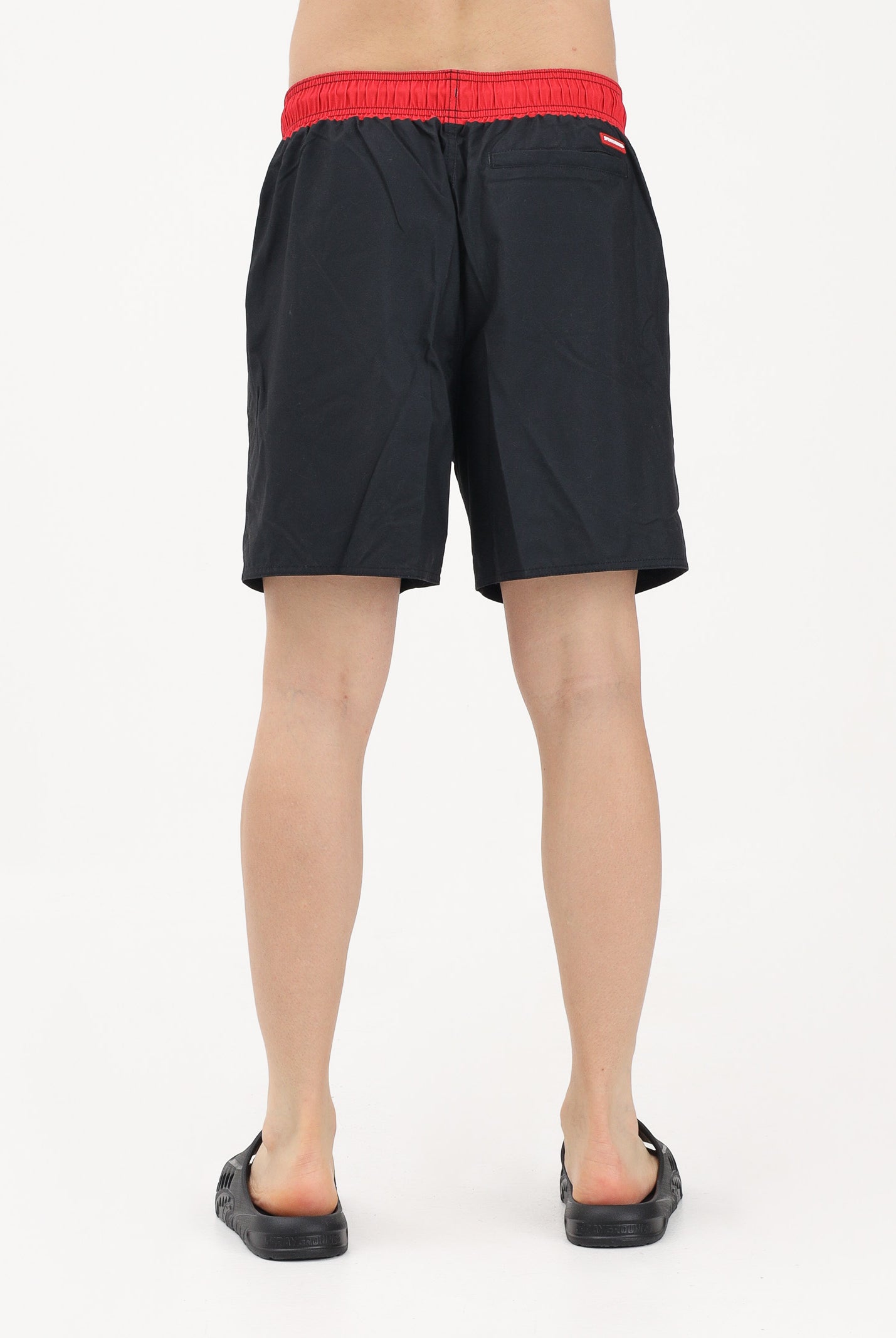 SPRAYGROUND Shorts mare SG Logo Patches nero da uomo 910SWM2043 . SPRAYGROUND