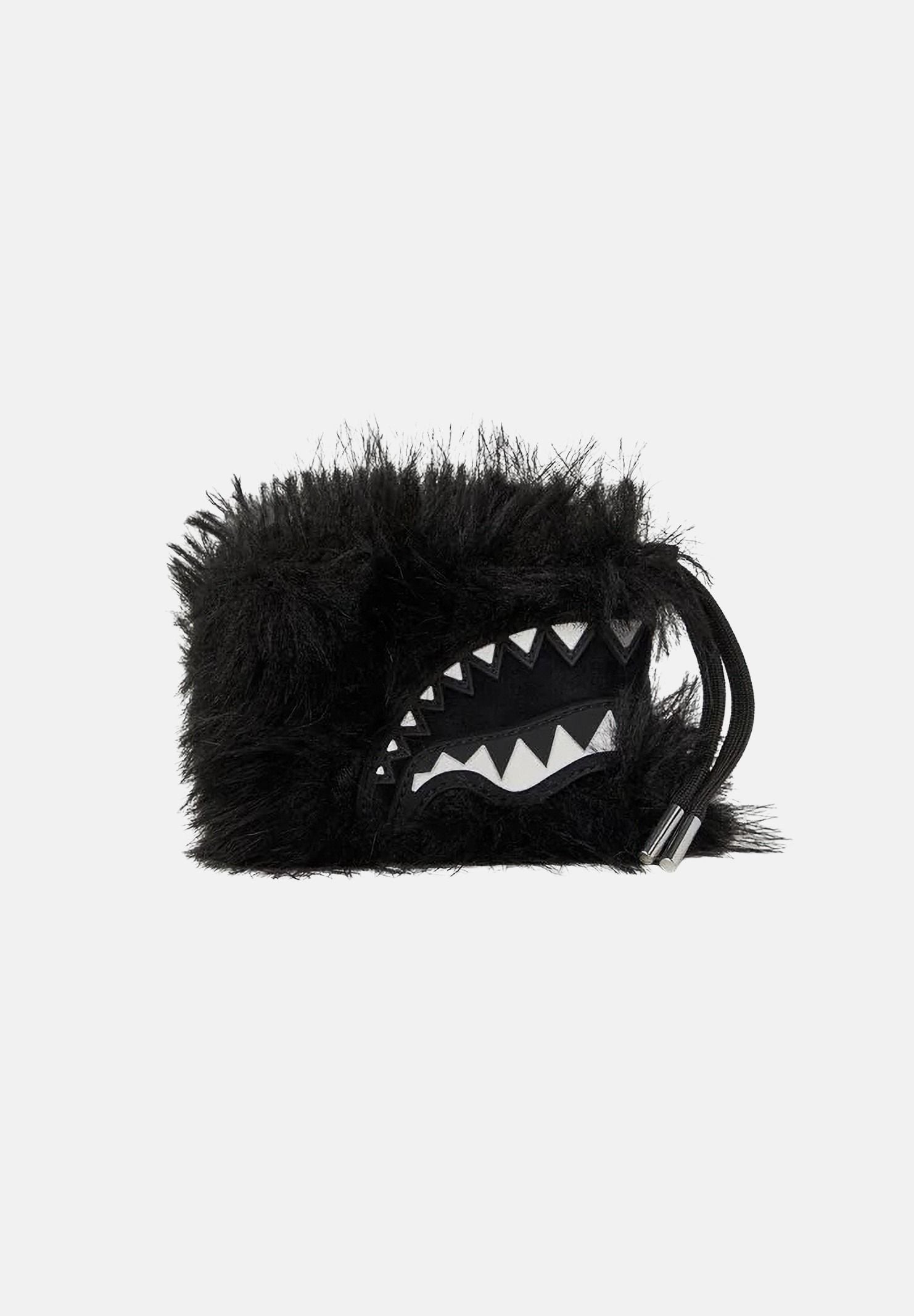 SPRAYGROUND Portafogli FUR CRAY BLACK WALLET nero da donna 910W8210NSZ . SPRAYGROUND