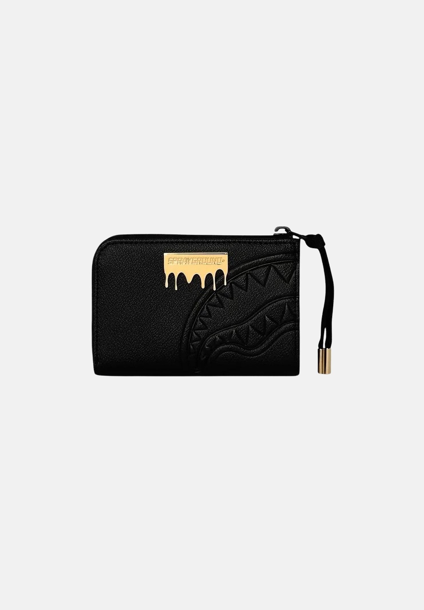 SPRAYGROUND Portafogli GOLD BRICK LUX nero per uomo e donna 910W9046NSZ . SPRAYGROUND