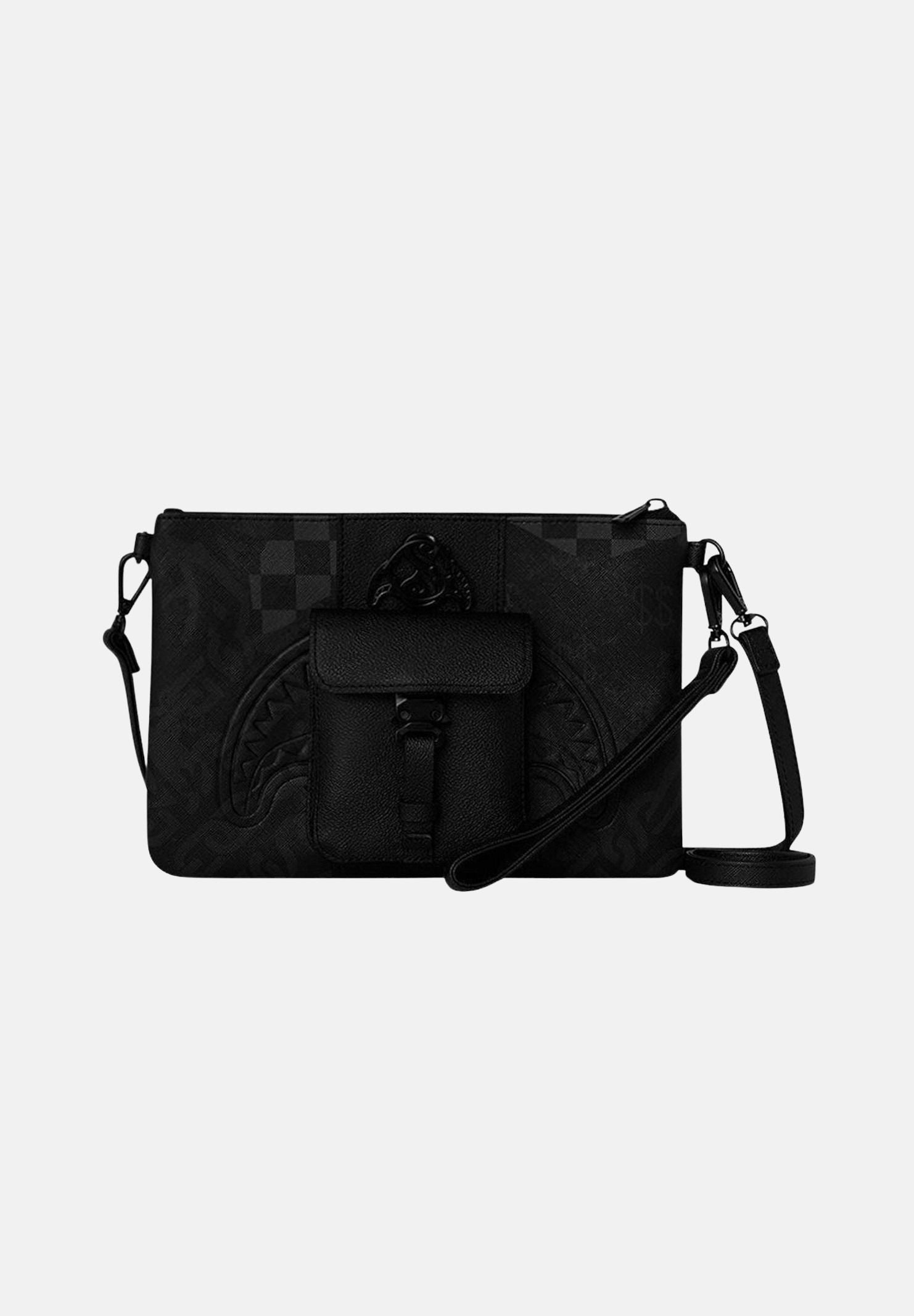 SPRAYGROUND Pochette 3AM MIX UP V2 nera per uomo e donna 910B9053NSZ . SPRAYGROUND