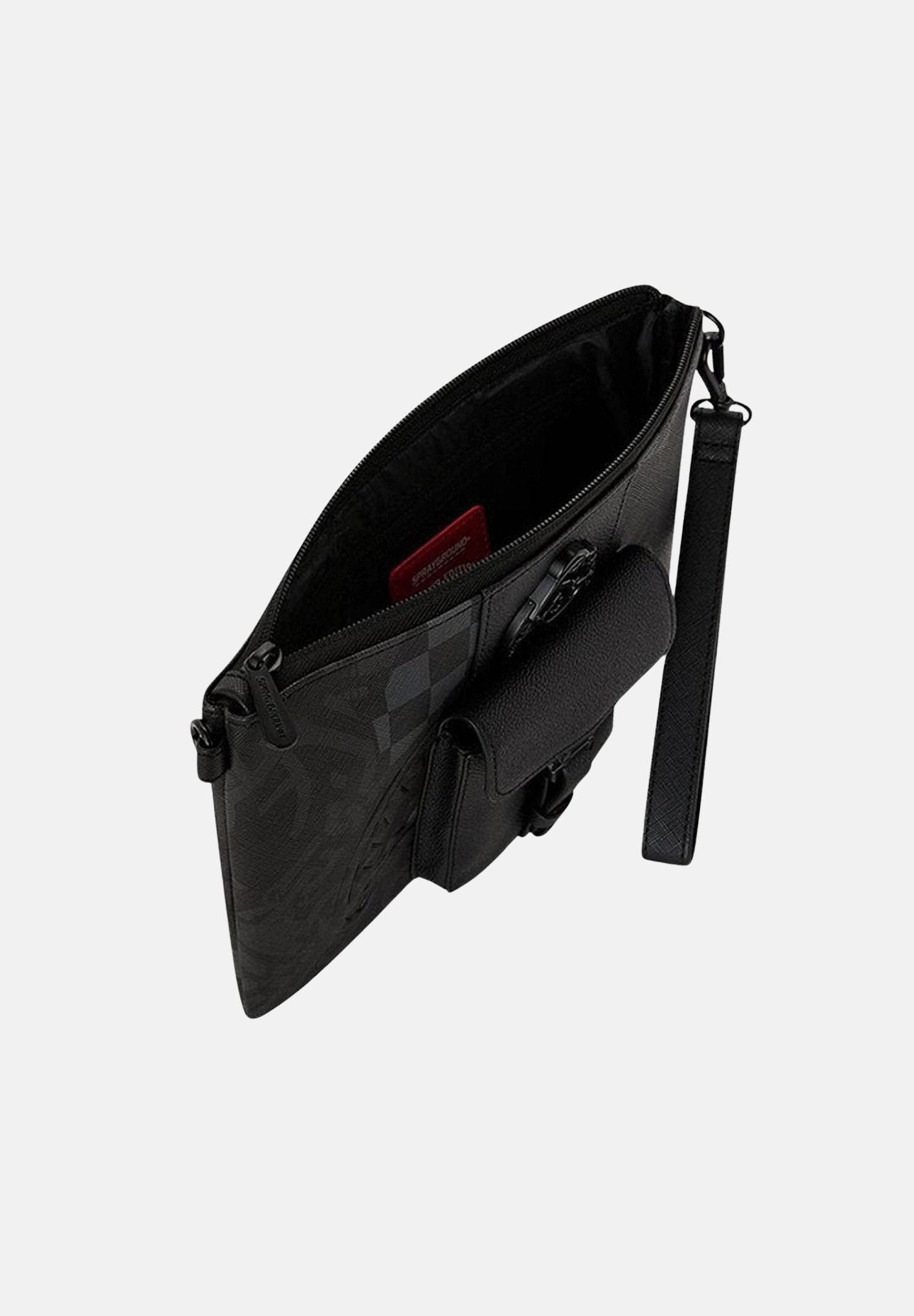 SPRAYGROUND Pochette 3AM MIX UP V2 nera per uomo e donna 910B9053NSZ . SPRAYGROUND